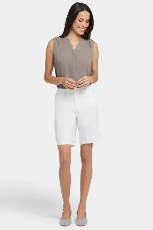 5 Pocket Bermuda Shorts - White