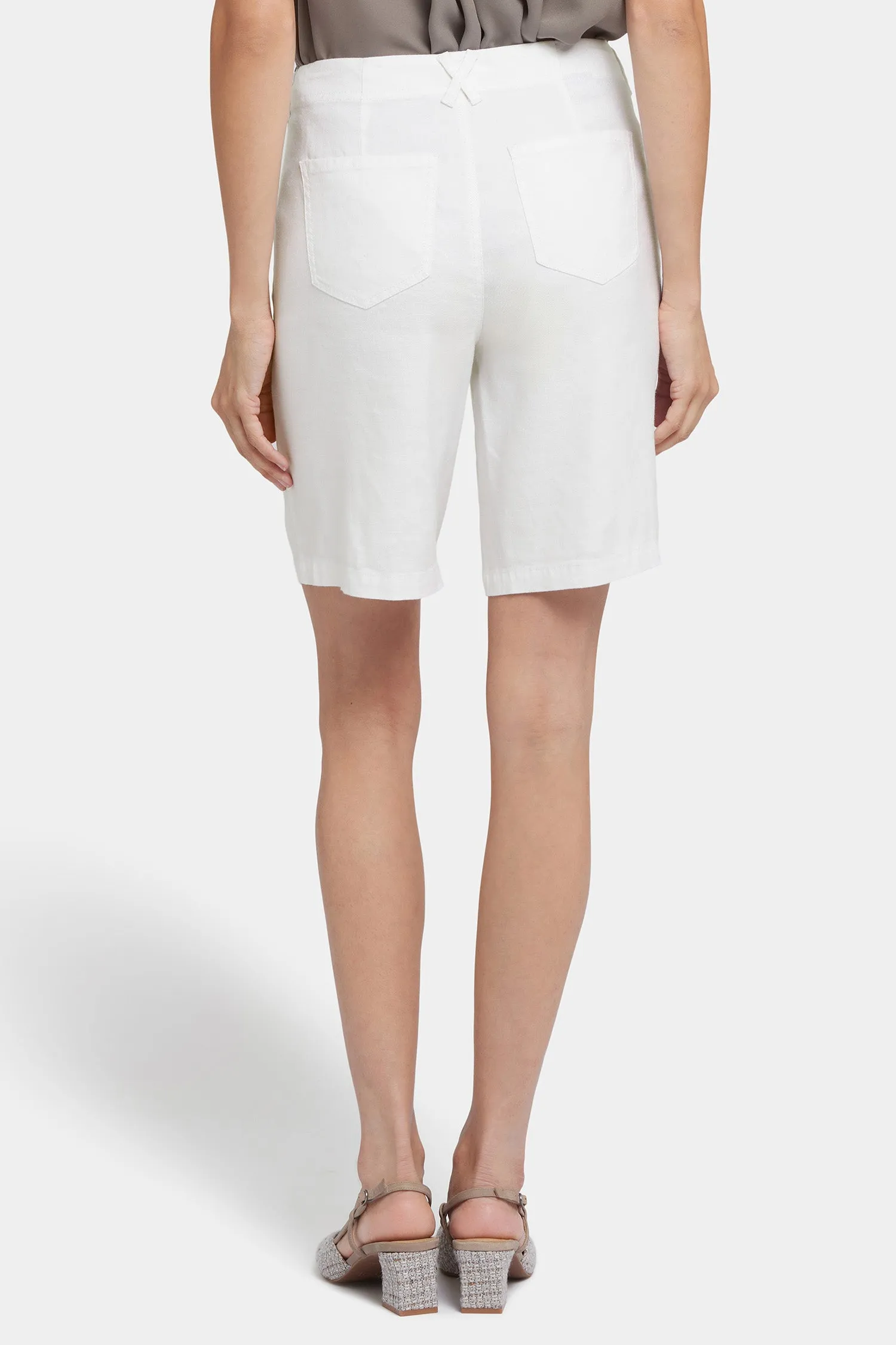 5 Pocket Bermuda Shorts - White