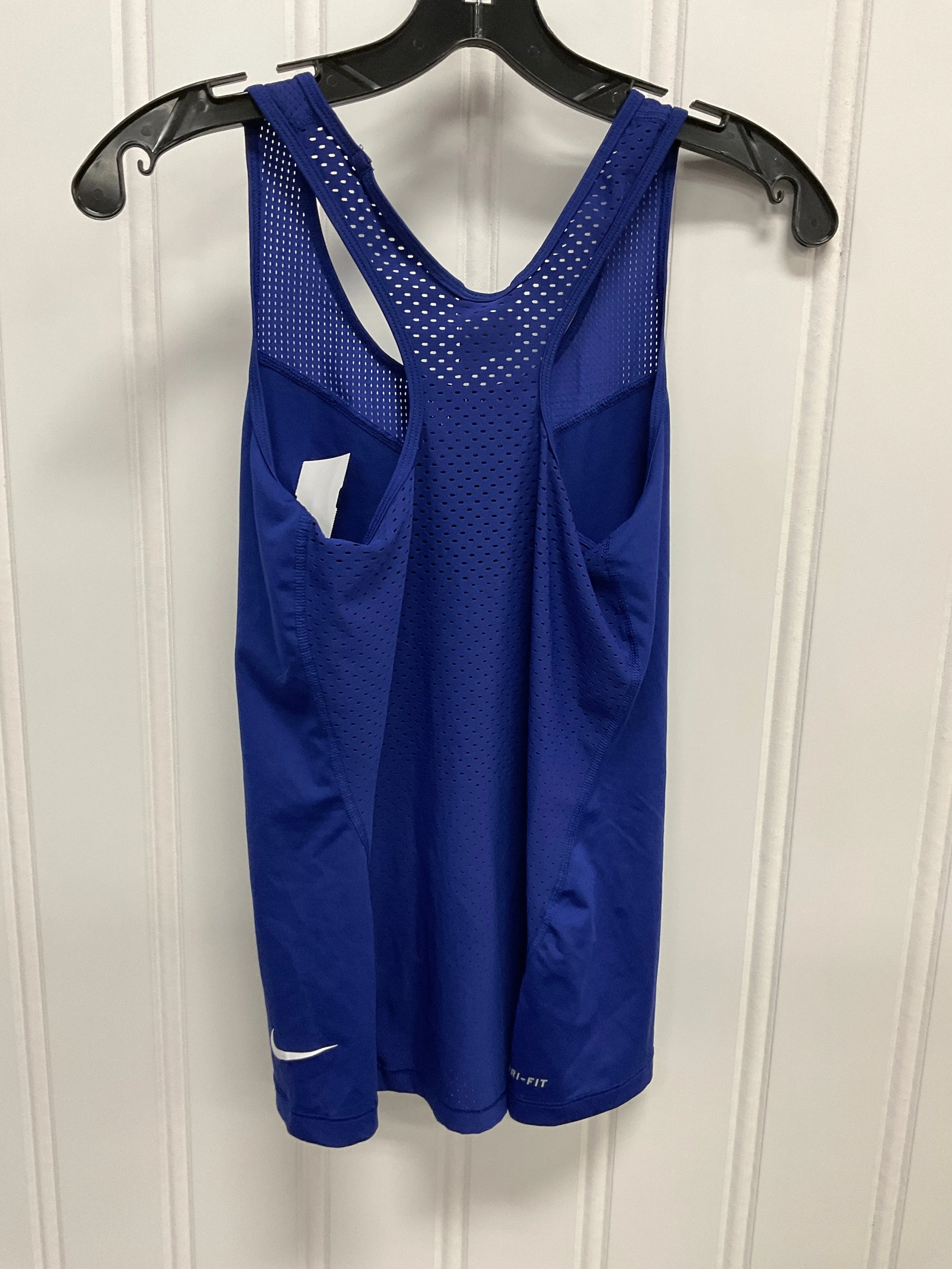 Athletic Tank Top By Nike Apparel In Blue, Size:S