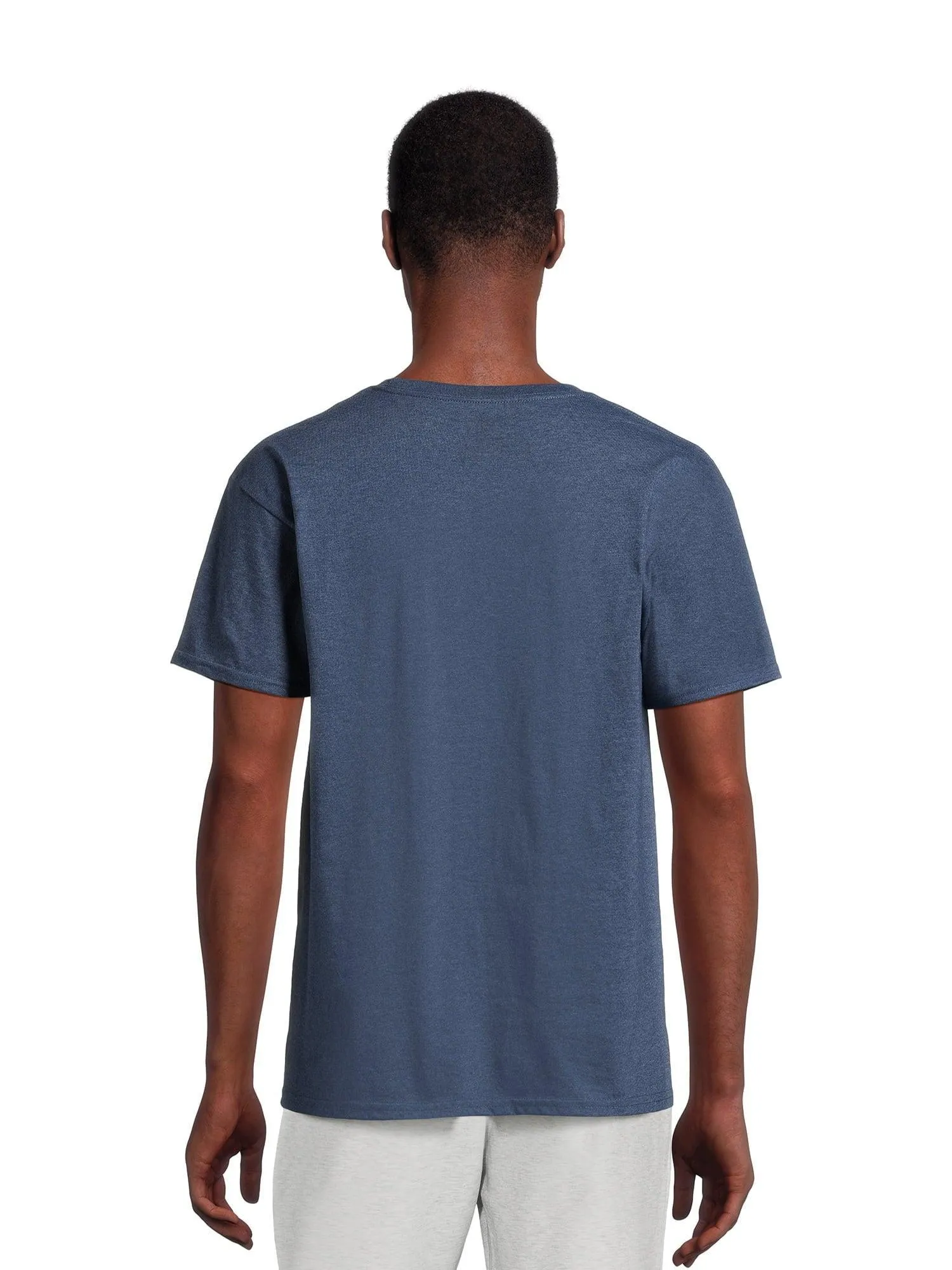 Athletic Works Men's and Big Men's Cotton Pocket Tee, Sizes XS-5XL