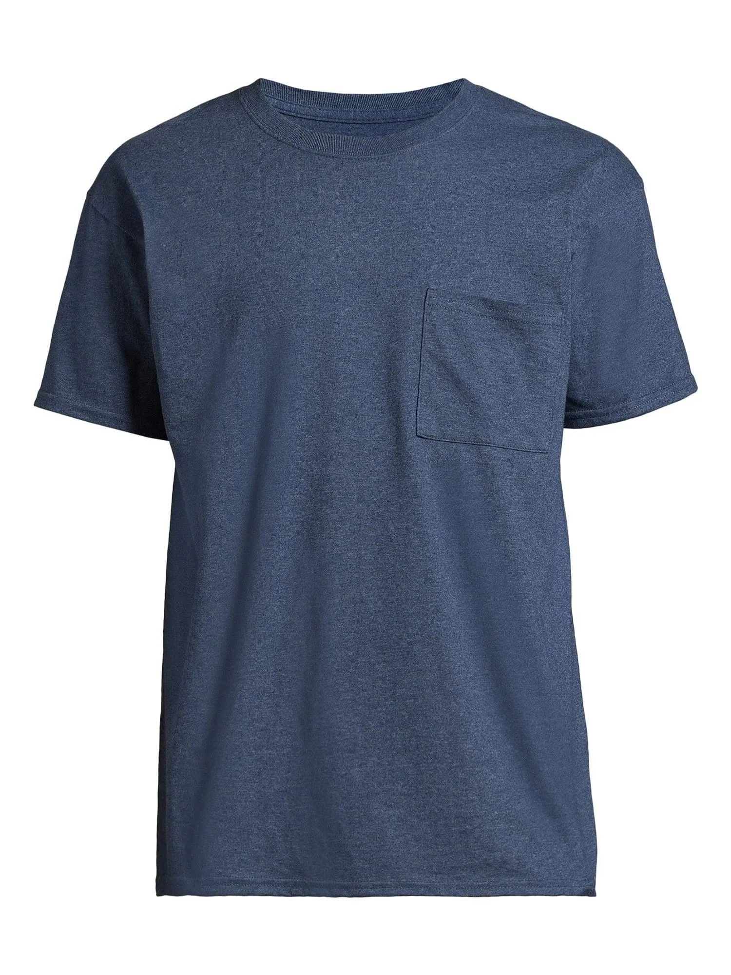 Athletic Works Men's and Big Men's Cotton Pocket Tee, Sizes XS-5XL
