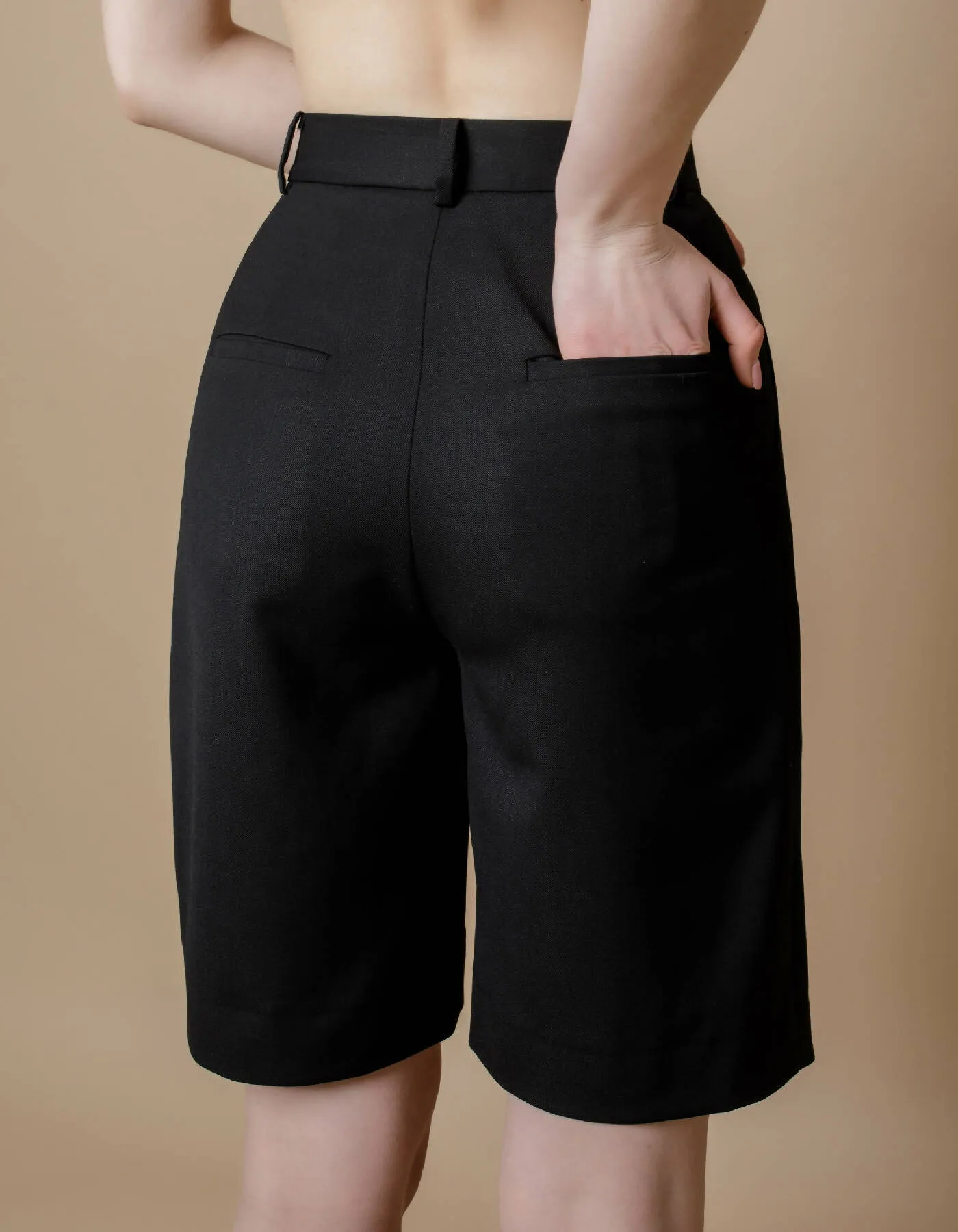 Black Bermuda Shorts