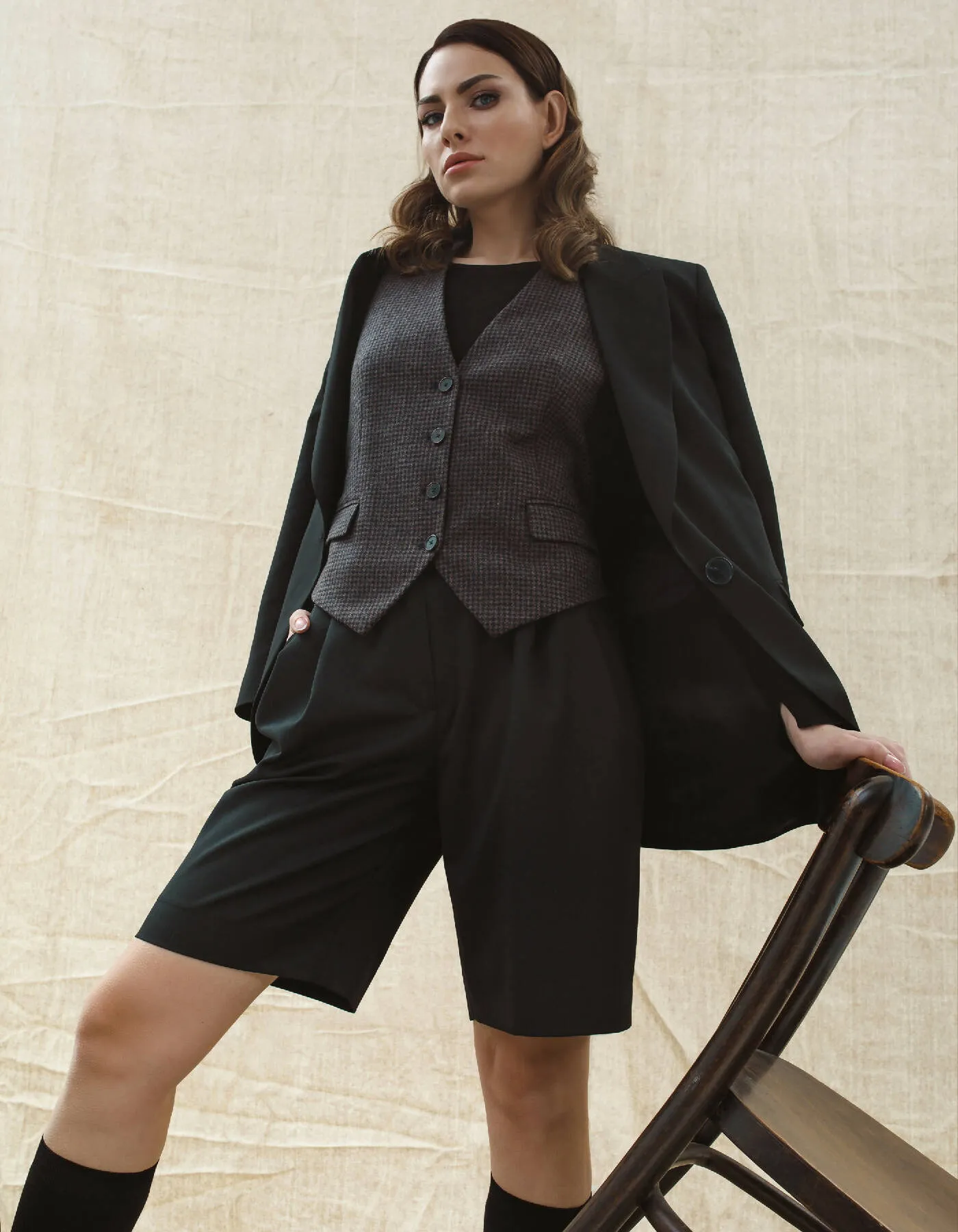 Black Bermuda Shorts