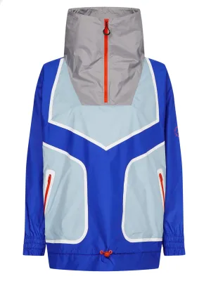 Bold Blue Half Zip Jacket