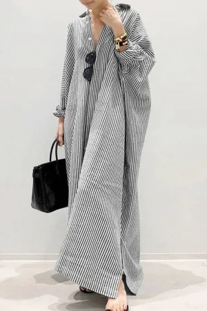 BY089 Button Down Maxi Shirt Dress