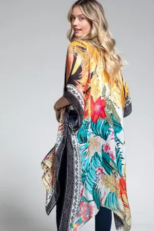 Chic Tropical Summer Kimono