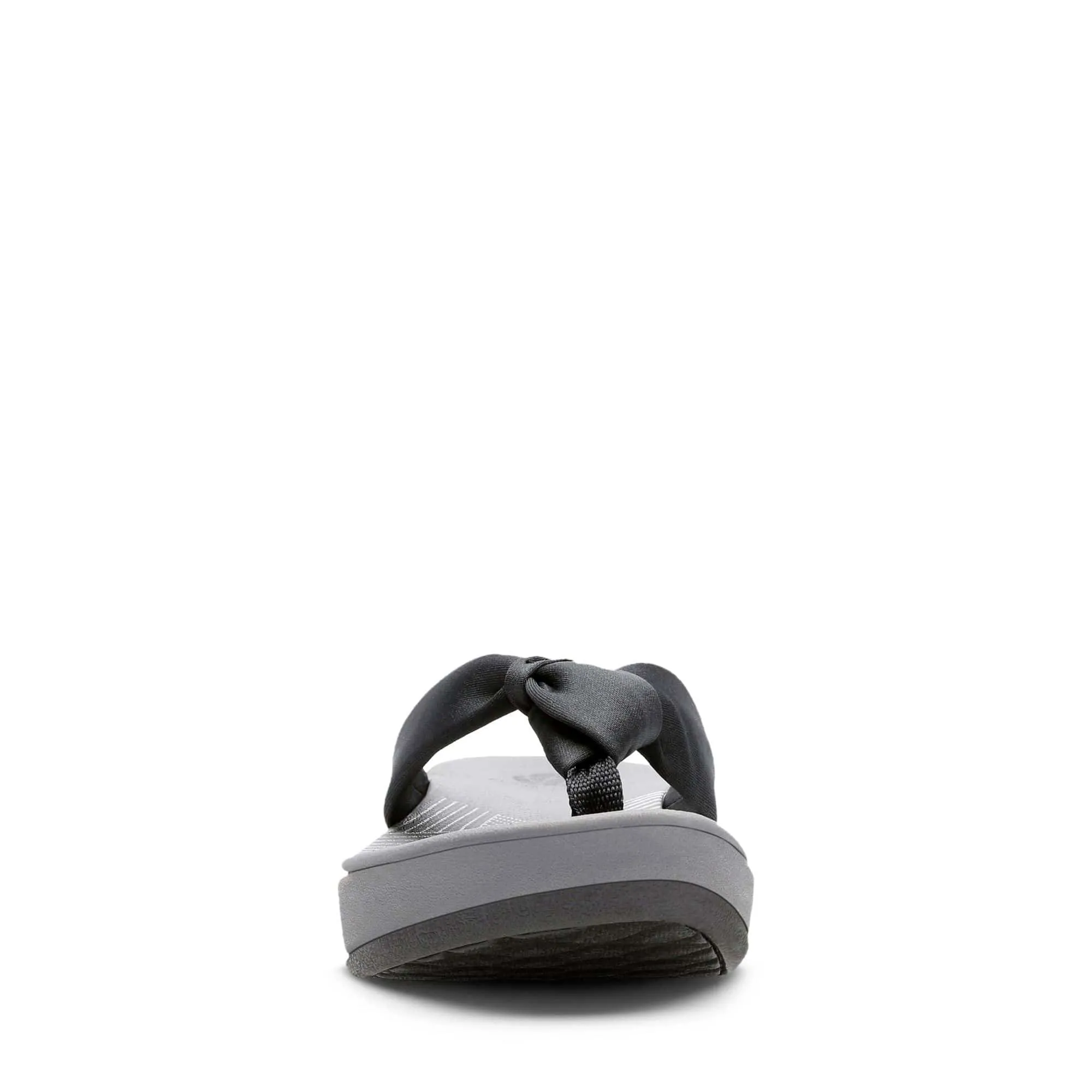 Clarks Women's Arla Glison Flips- Black Fabric