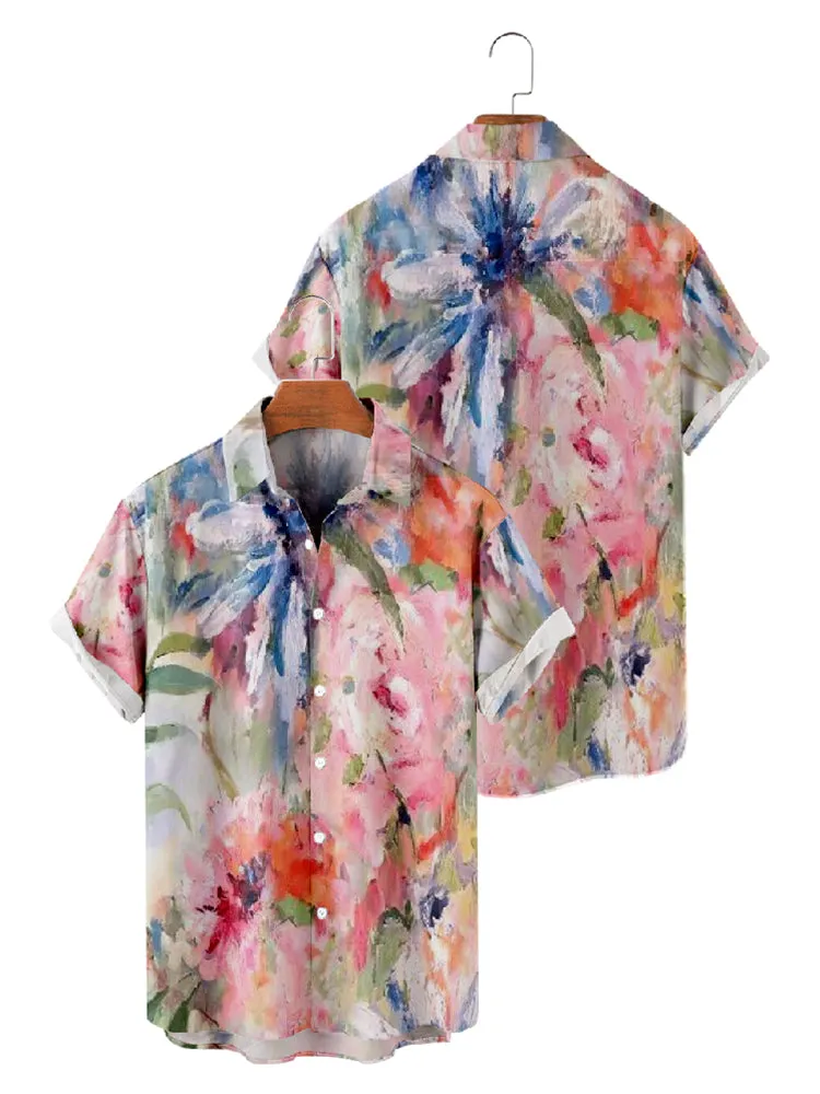Comfy Graphic Cotton Linen Shirt