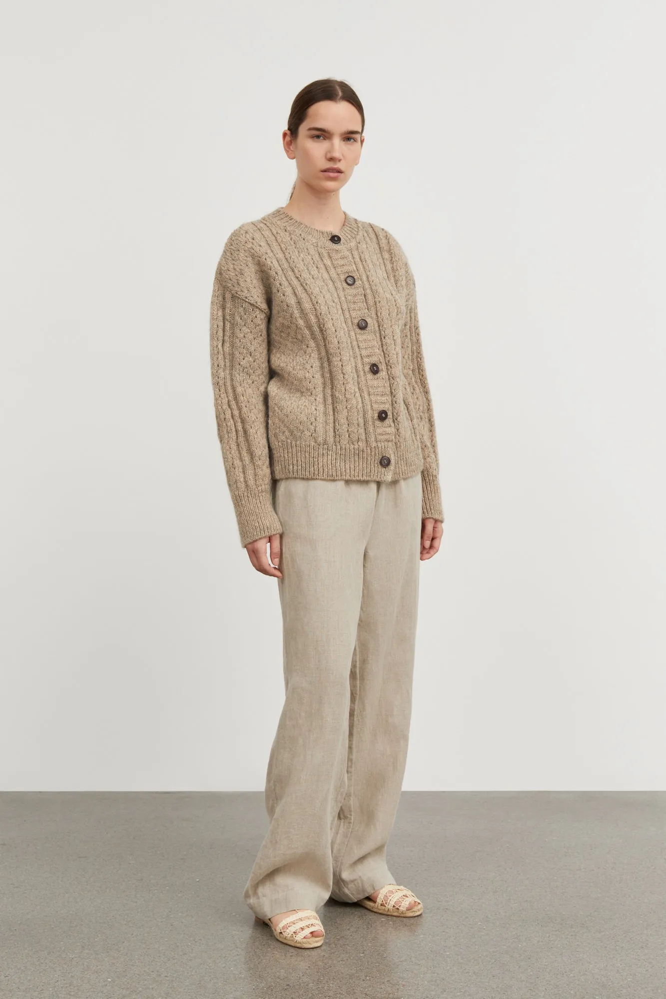 Dagmar cardigan - Light camel