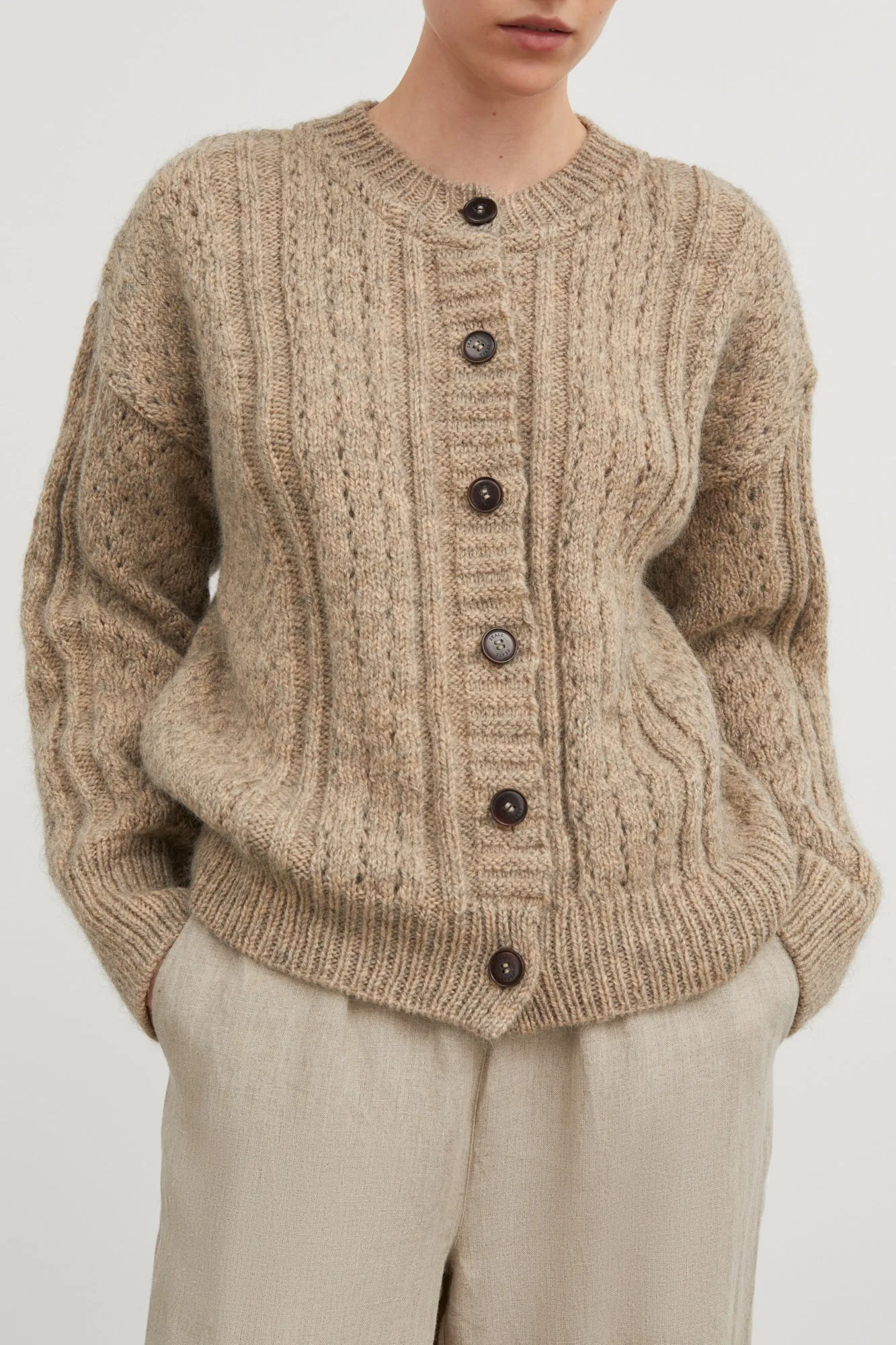 Dagmar cardigan - Light camel