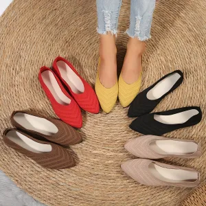 Dames Ballerina's - Kanten Slip-On Ademende Flats