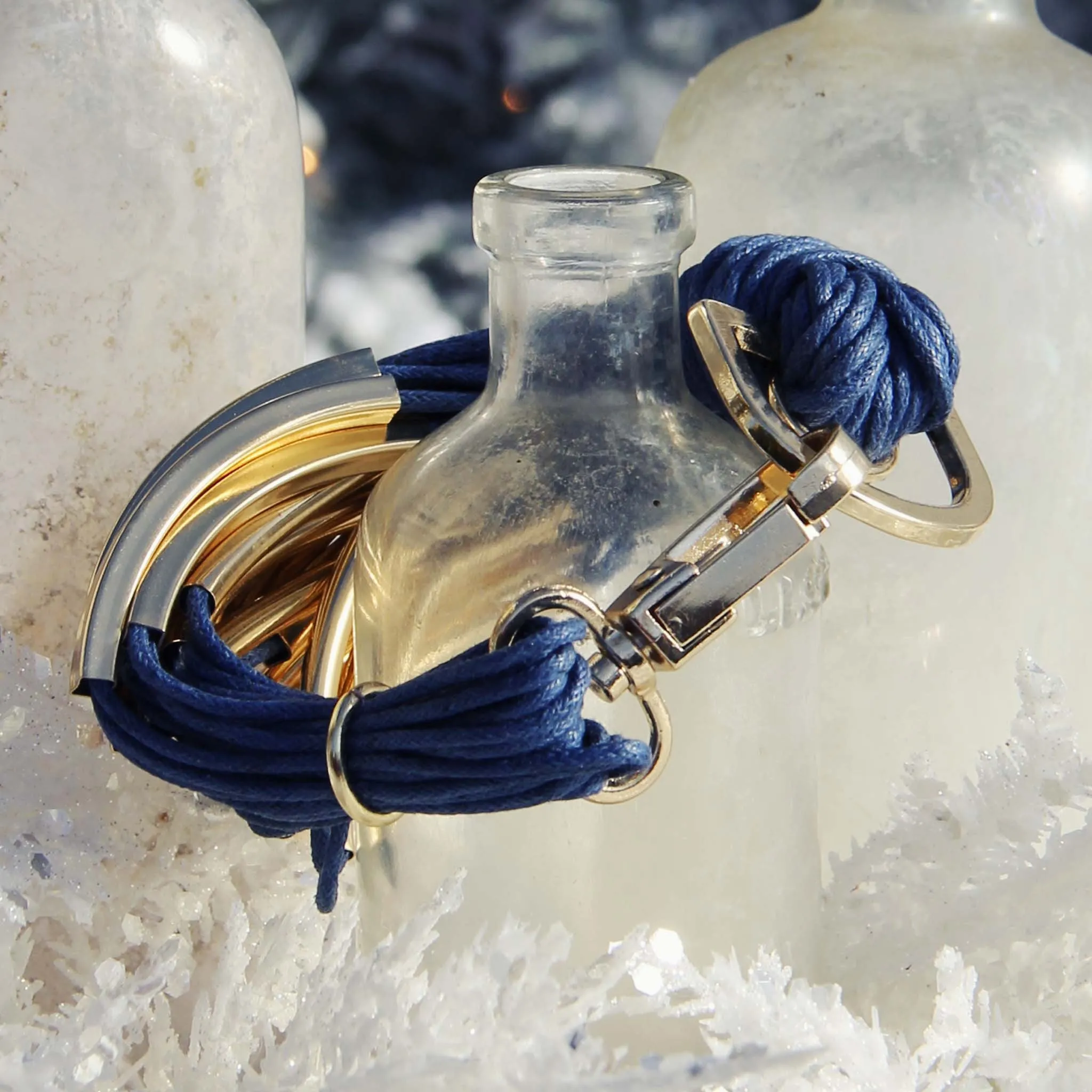 December Bundle Bracelet in Navy