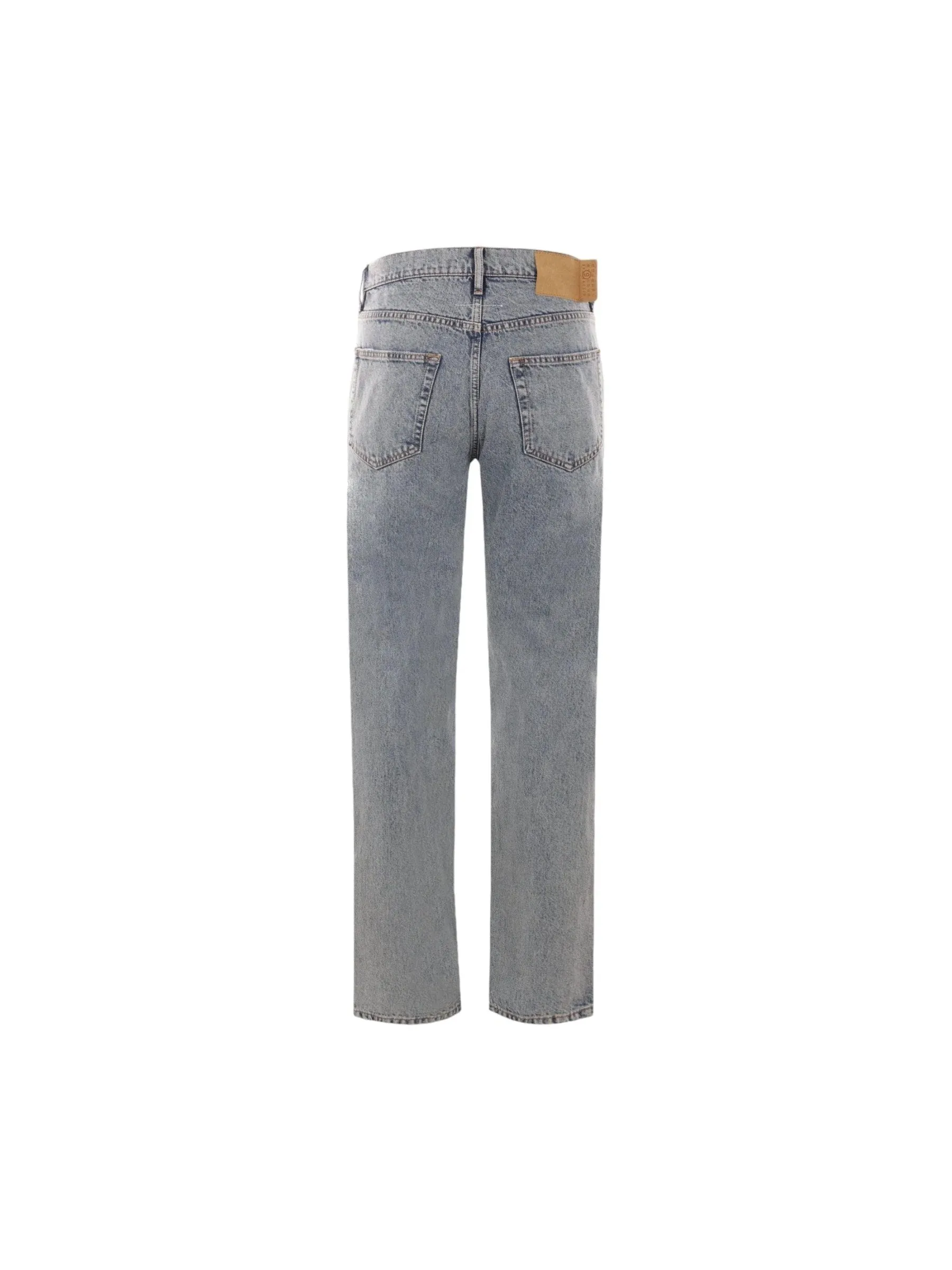 Destructured Denim Pants