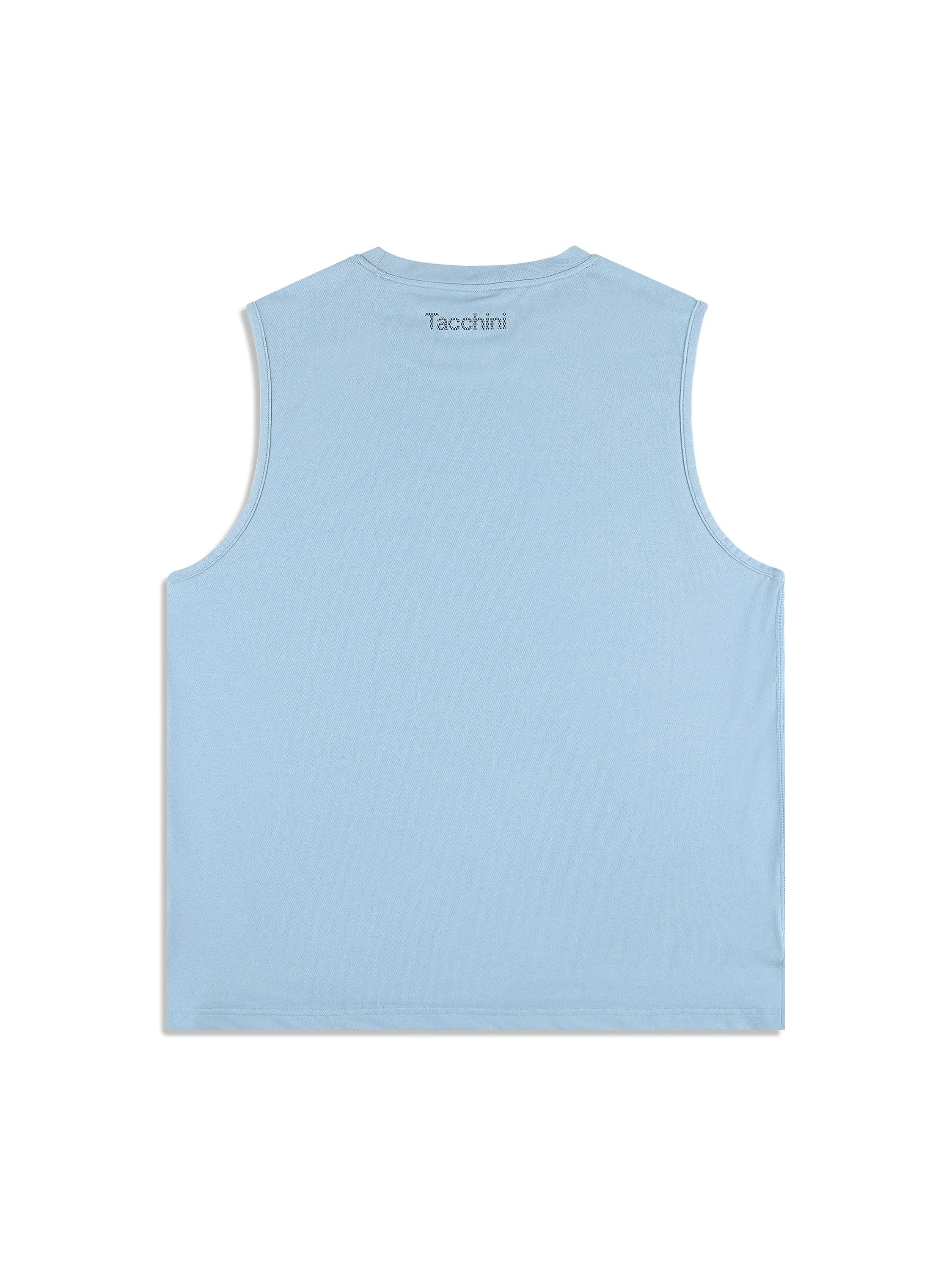 Elio Performance Tank- Faded Denim