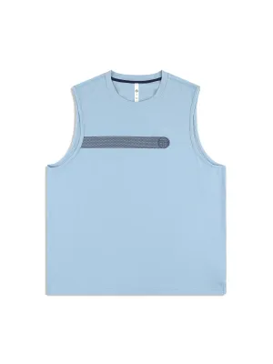 Elio Performance Tank- Faded Denim