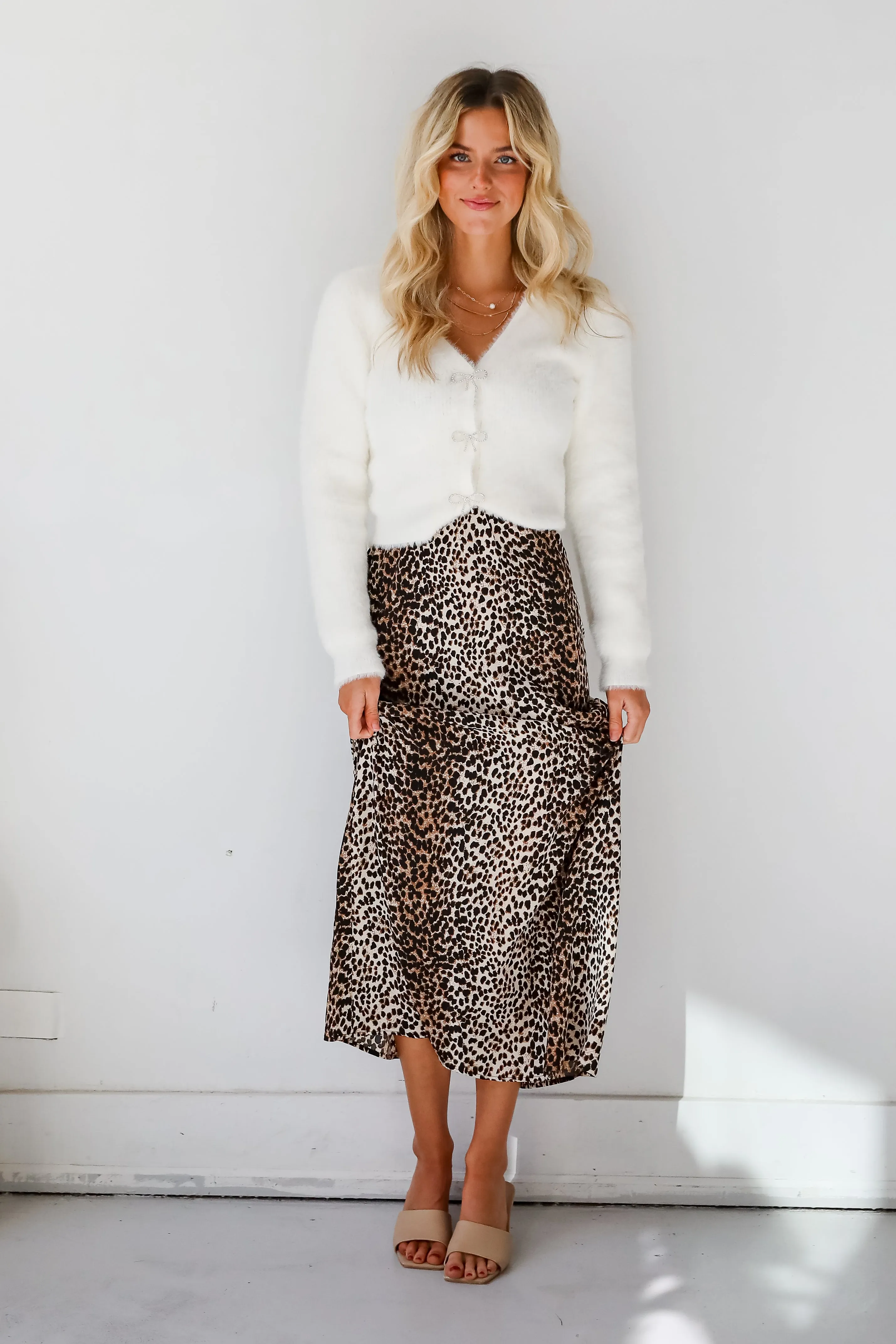 FINAL SALE - Far Out Leopard Maxi Skirt