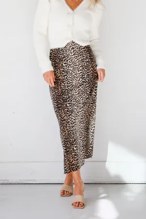 FINAL SALE - Far Out Leopard Maxi Skirt