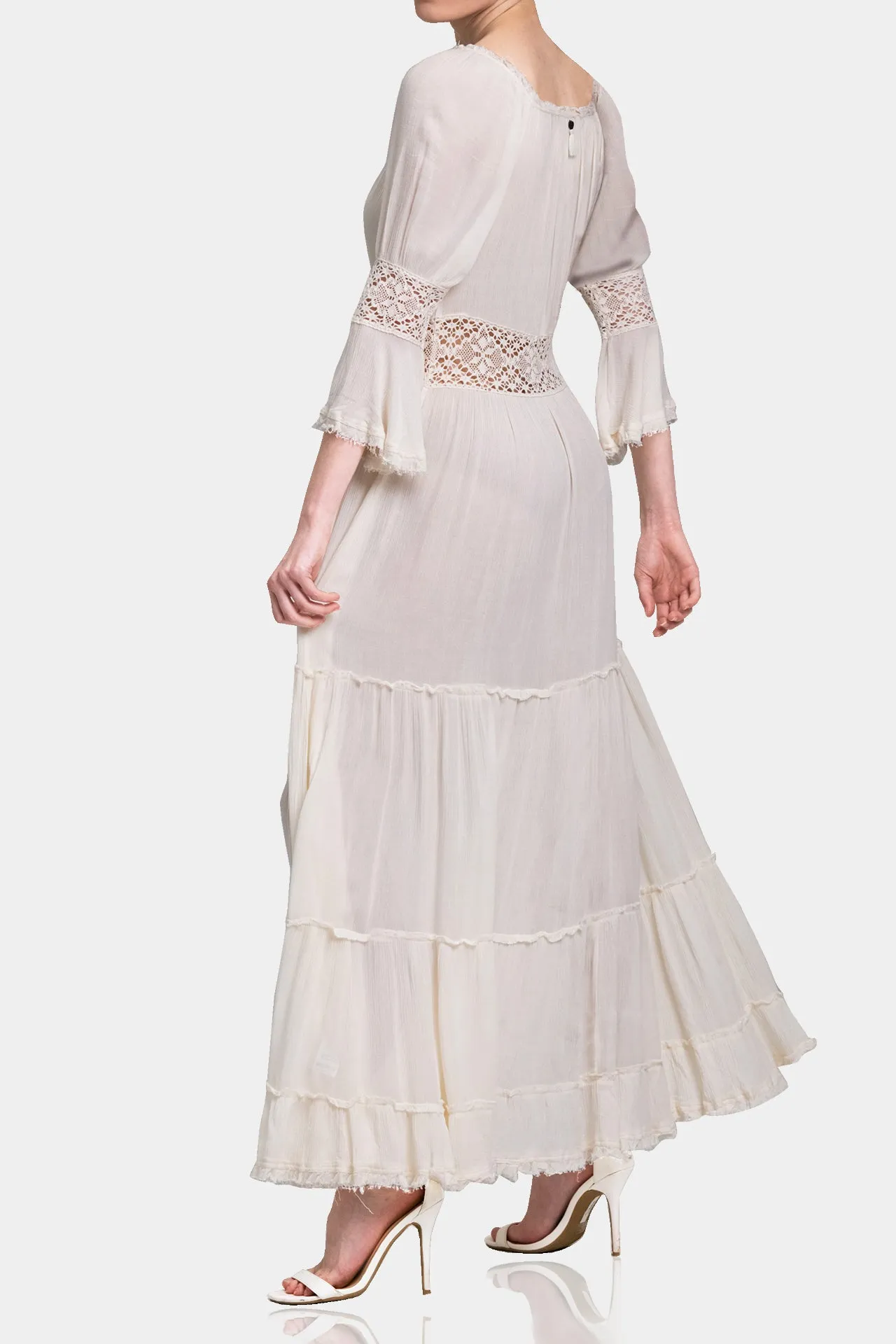 Full Sleeve Pure Cotton Maxi Dress