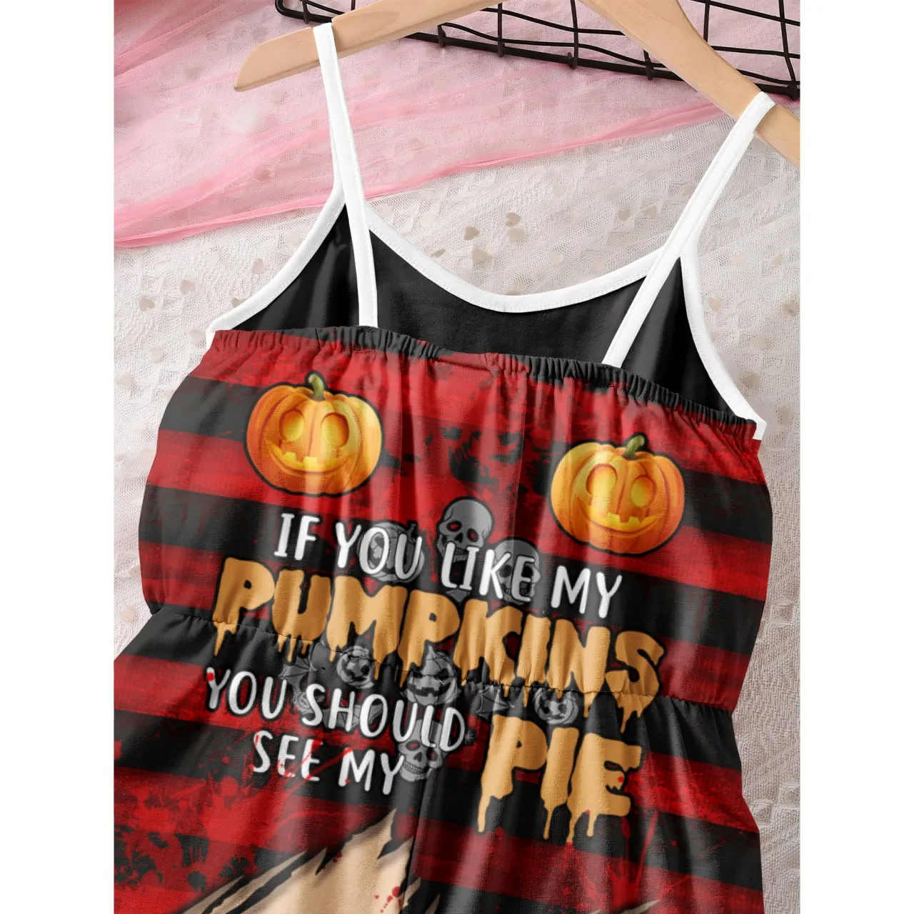Funny Halloween I Put The Boo Skull Romper