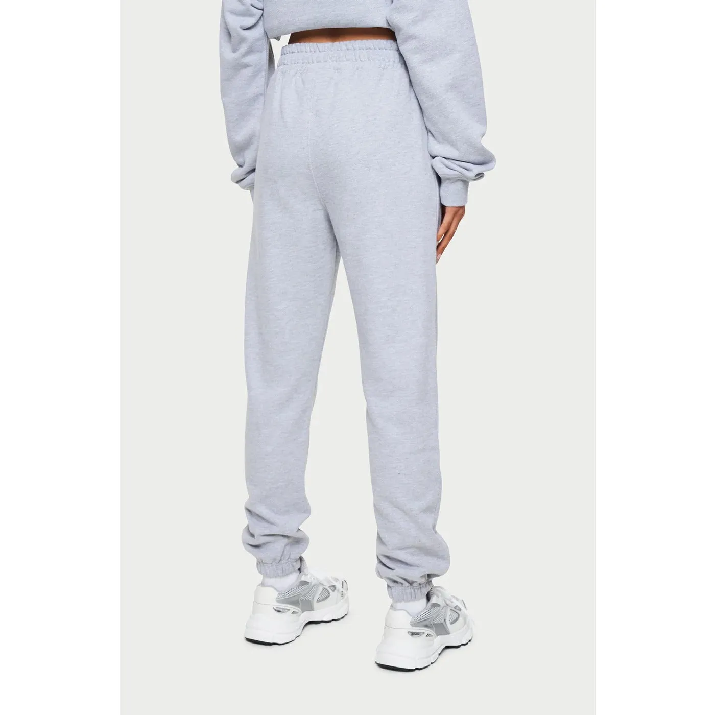 Grey Marl Oversized Joggers