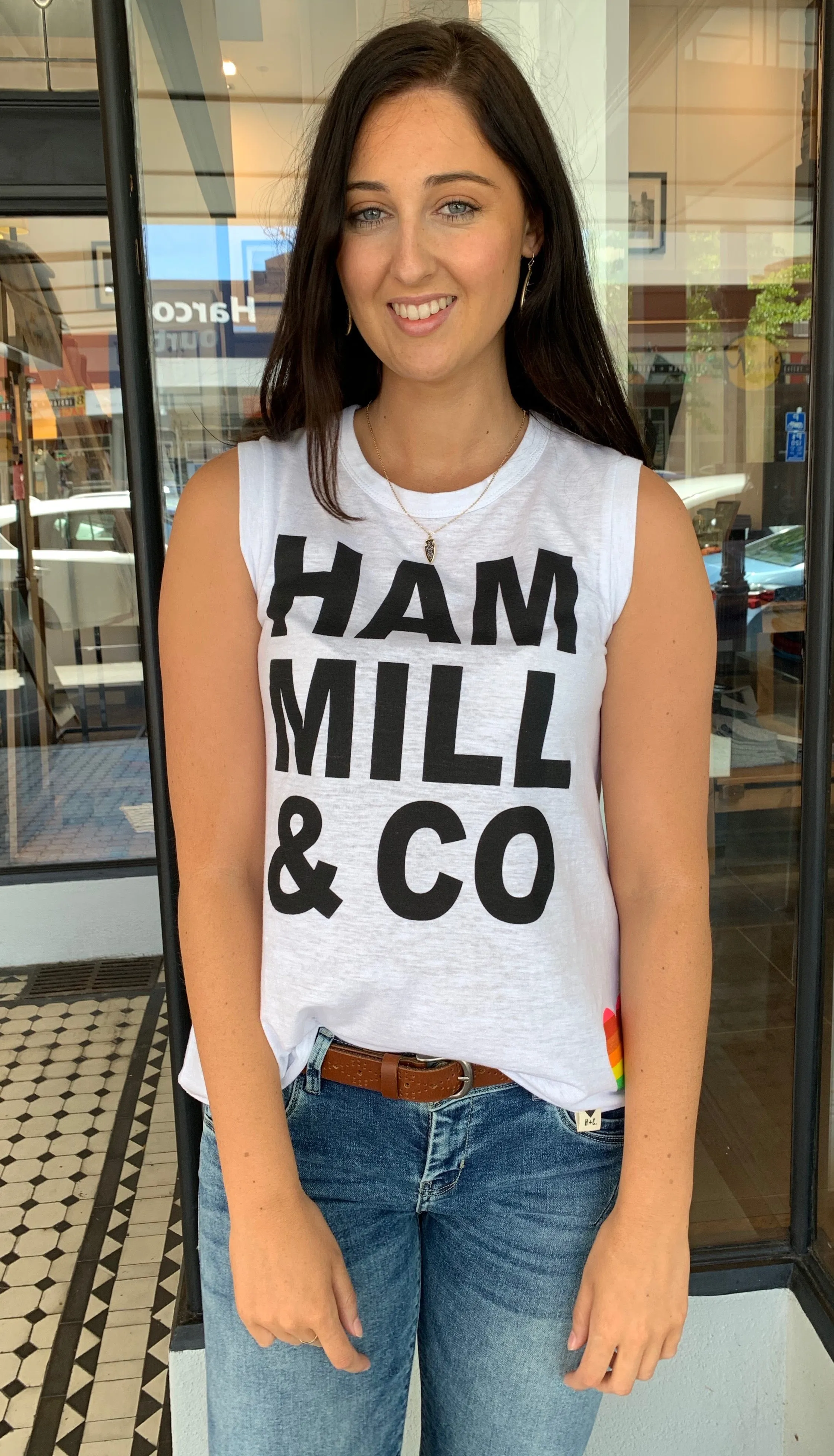 Hammill   Co Logo Tank White