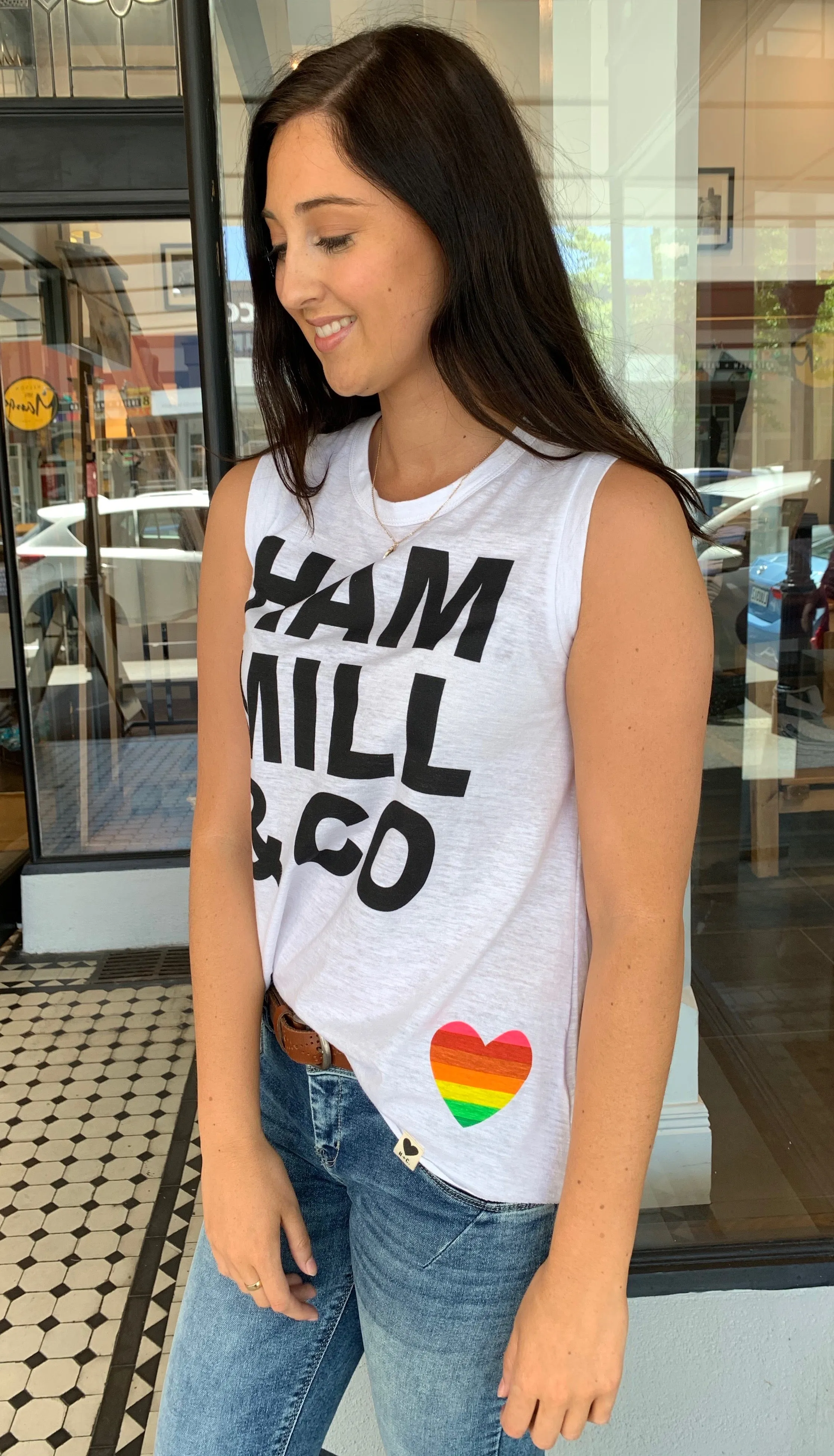 Hammill   Co Logo Tank White