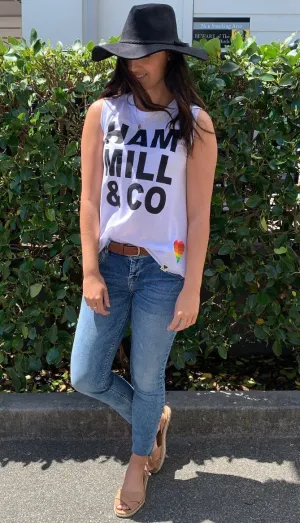 Hammill   Co Logo Tank White