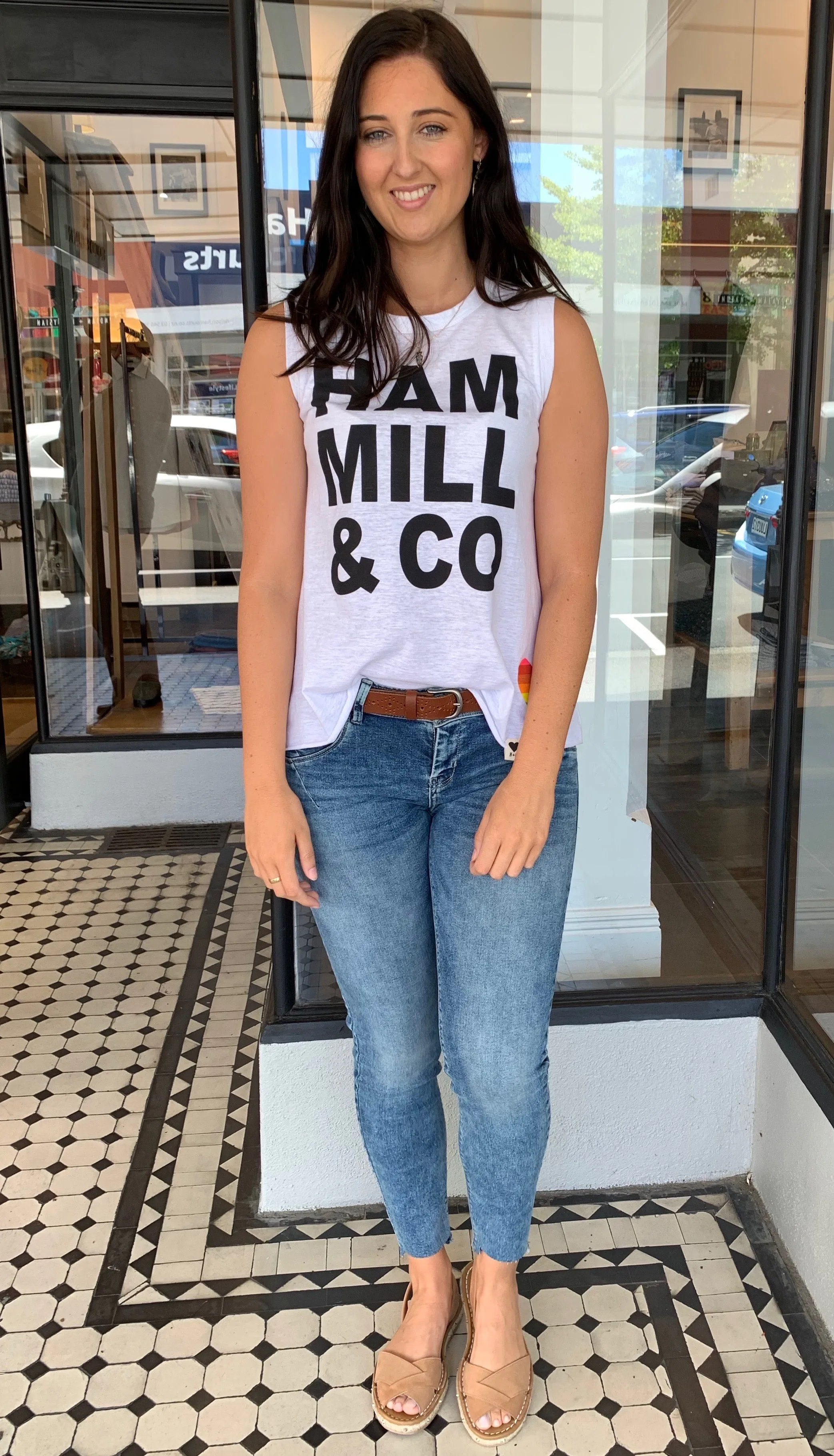 Hammill   Co Logo Tank White