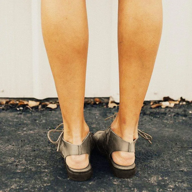 Handmade Boho Sandals Soft Flats Retro Womem's Shoes