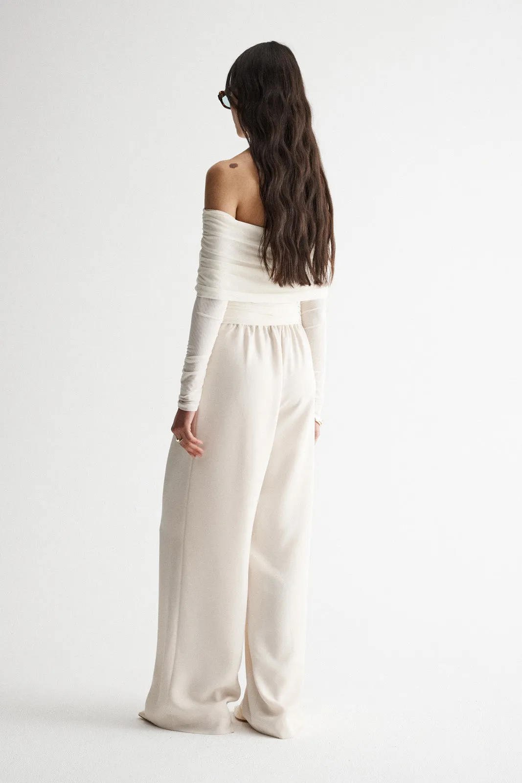 Hazel Top Ivory