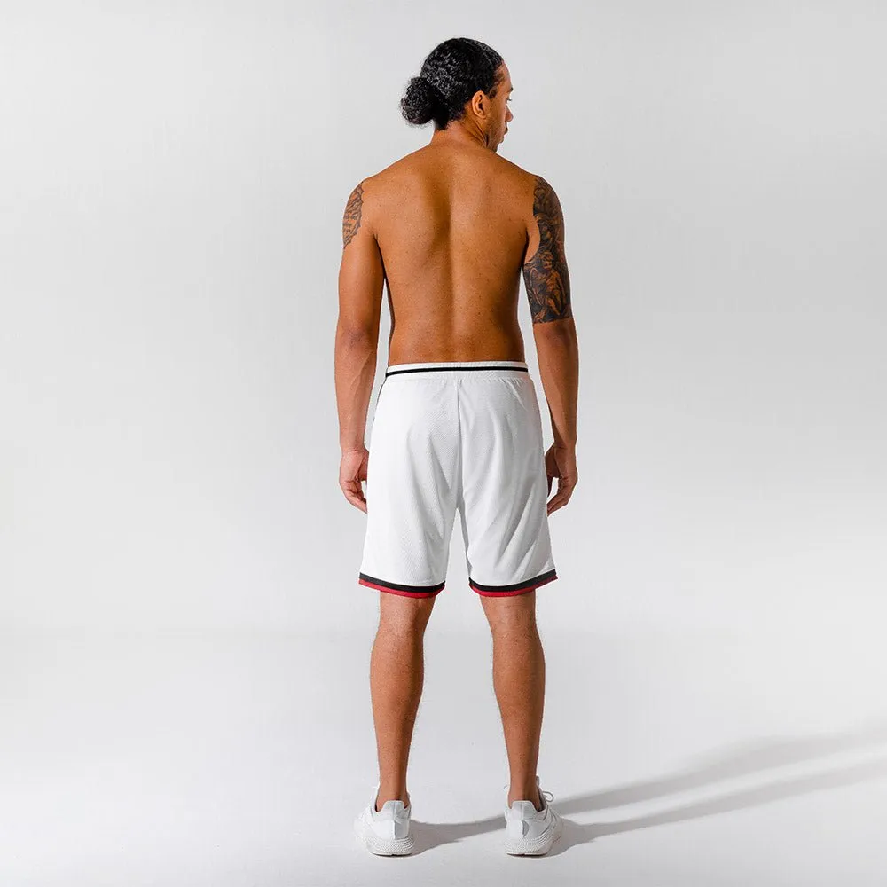 Hybrid Basketball Shorts - White