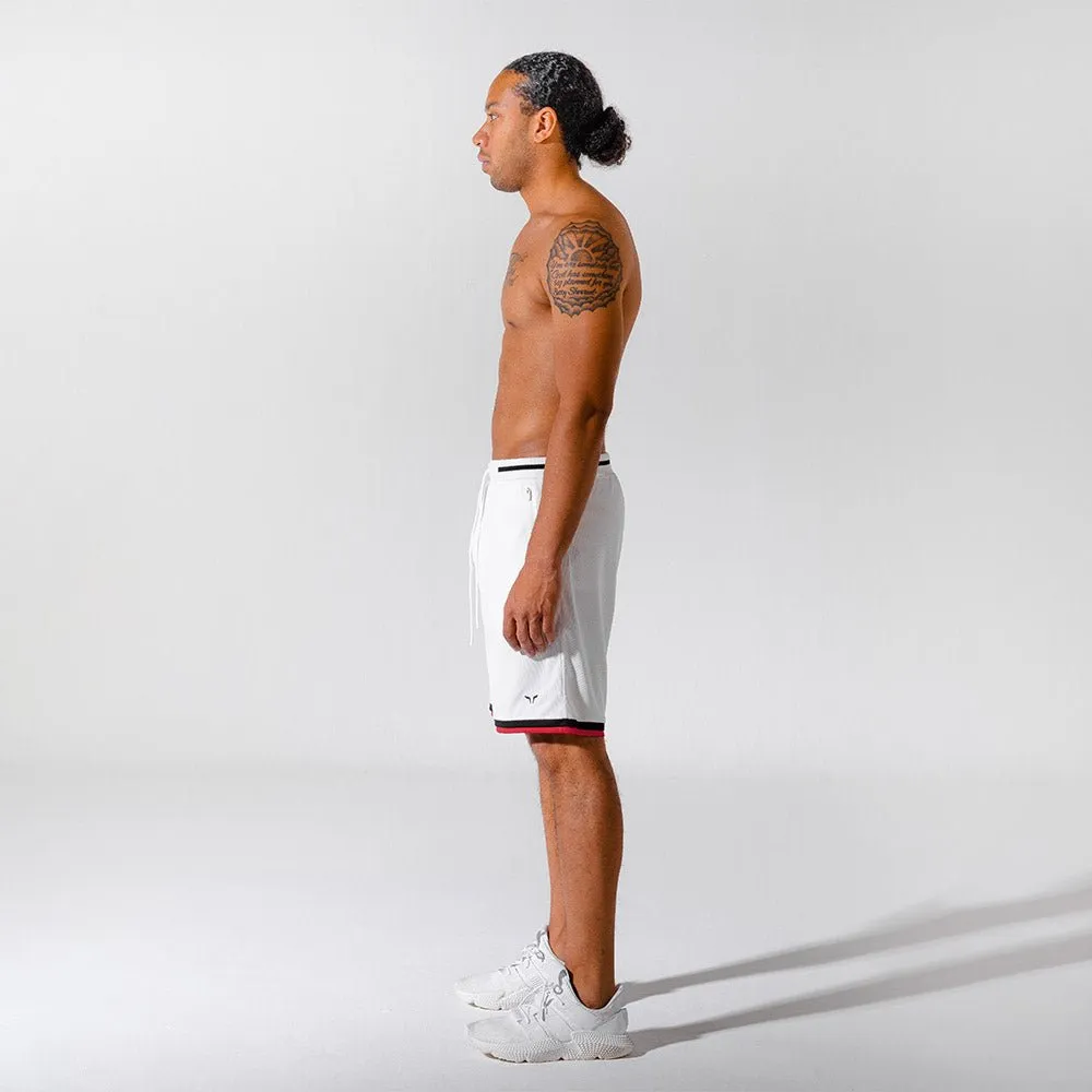 Hybrid Basketball Shorts - White