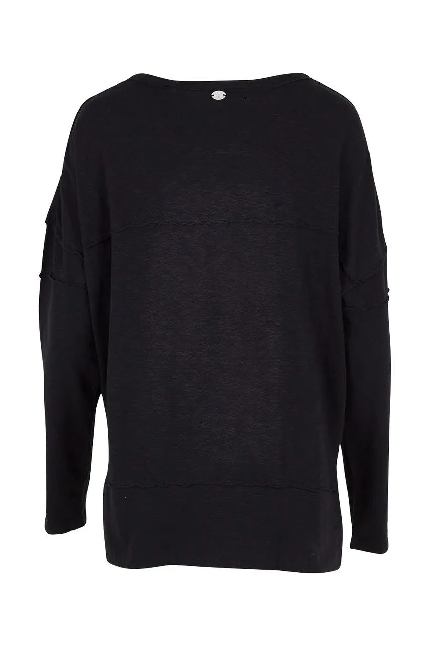 Jayne Throw On Top in Black