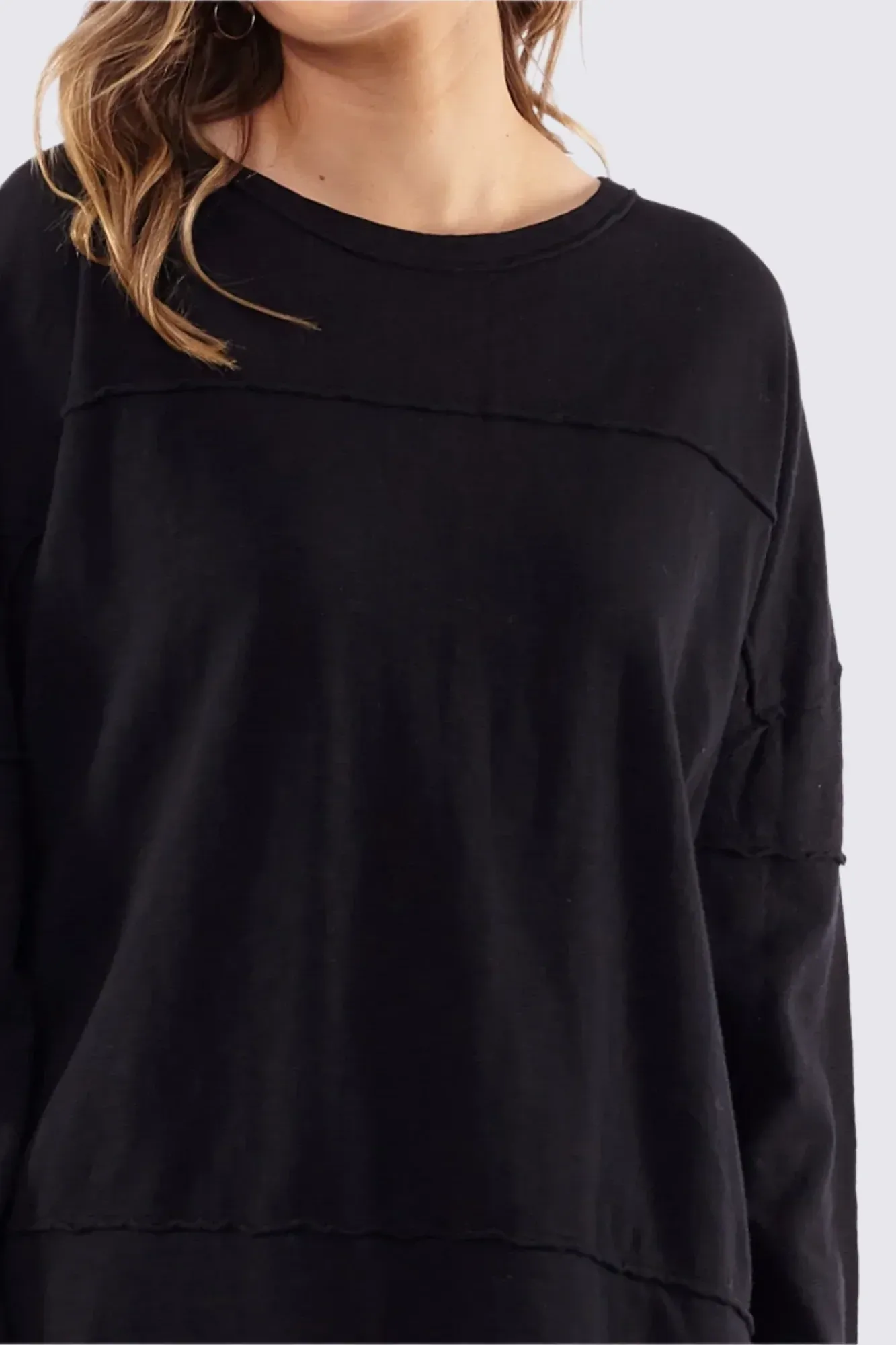 Jayne Throw On Top in Black