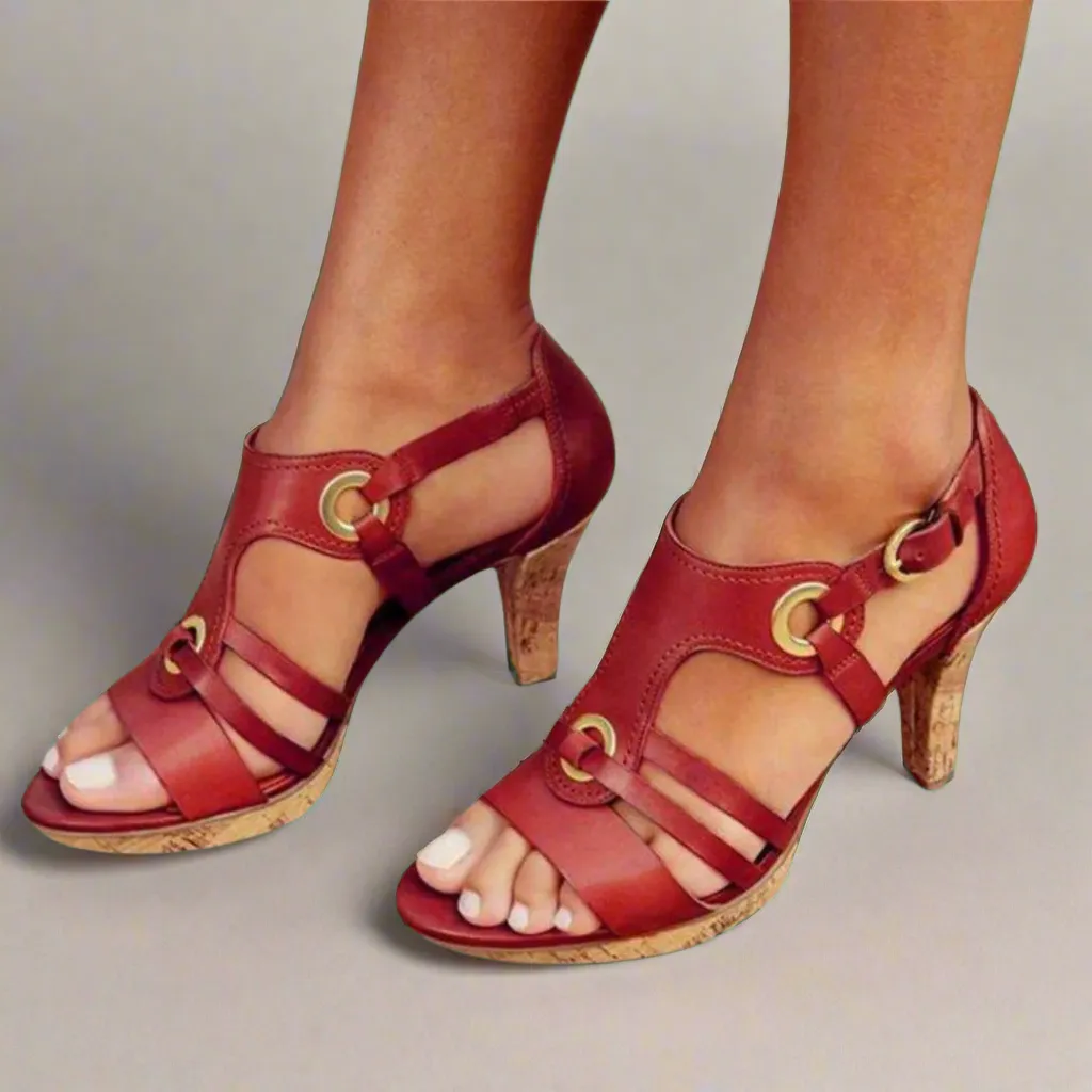 Jutta | Comfortable Heeled Sandals