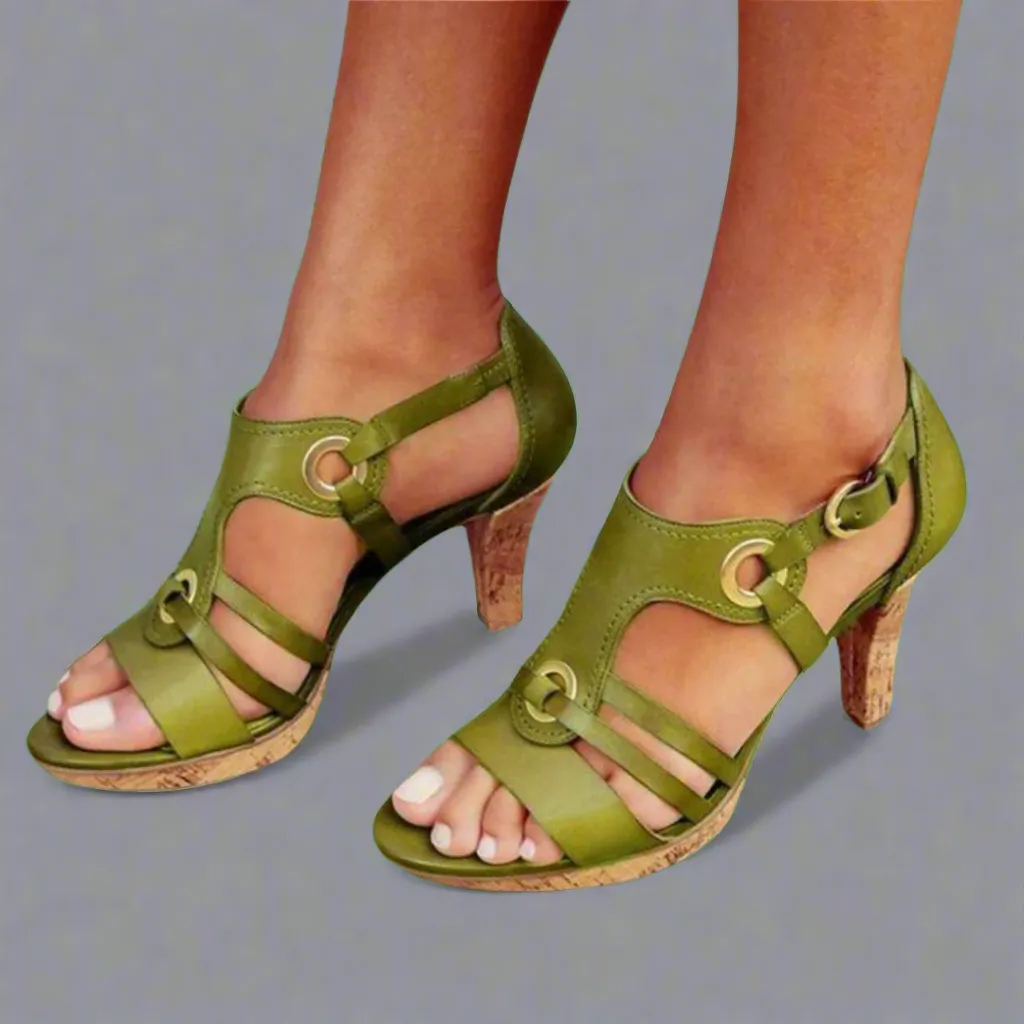 Jutta | Comfortable Heeled Sandals