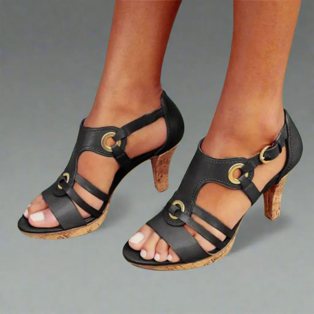 Jutta | Comfortable Heeled Sandals