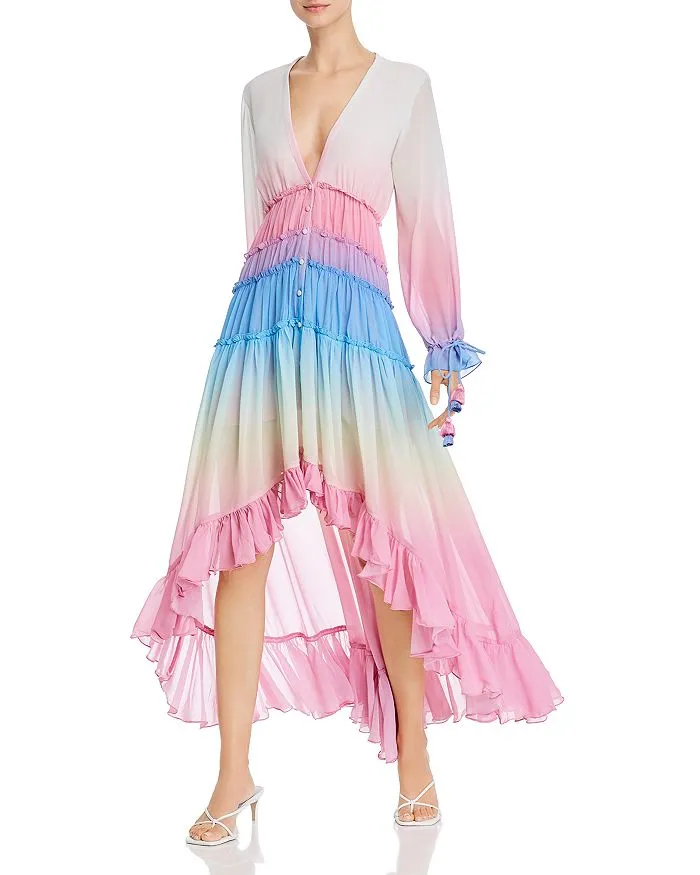KHALEE YOSE Rainbow Maxi Dress