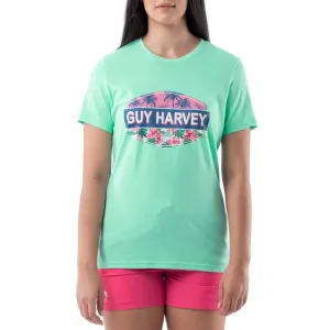 Ladies Fishing Paradise Short Sleeve Crew Neck T-Shirt