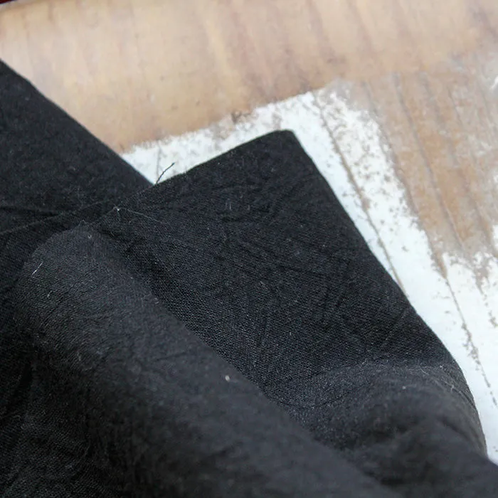 Linen & Cotton Black