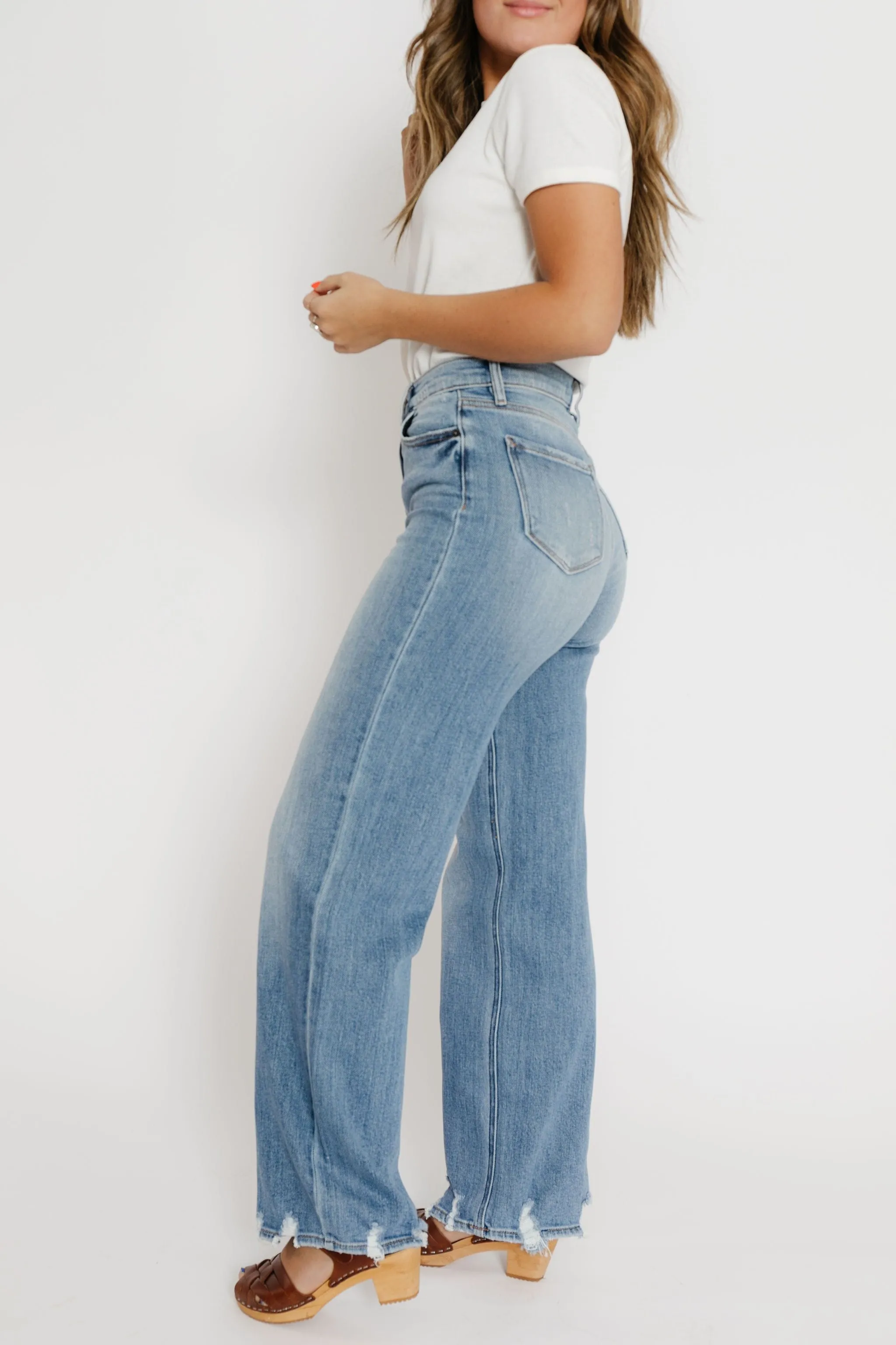 Logan Dad Denim Distressed