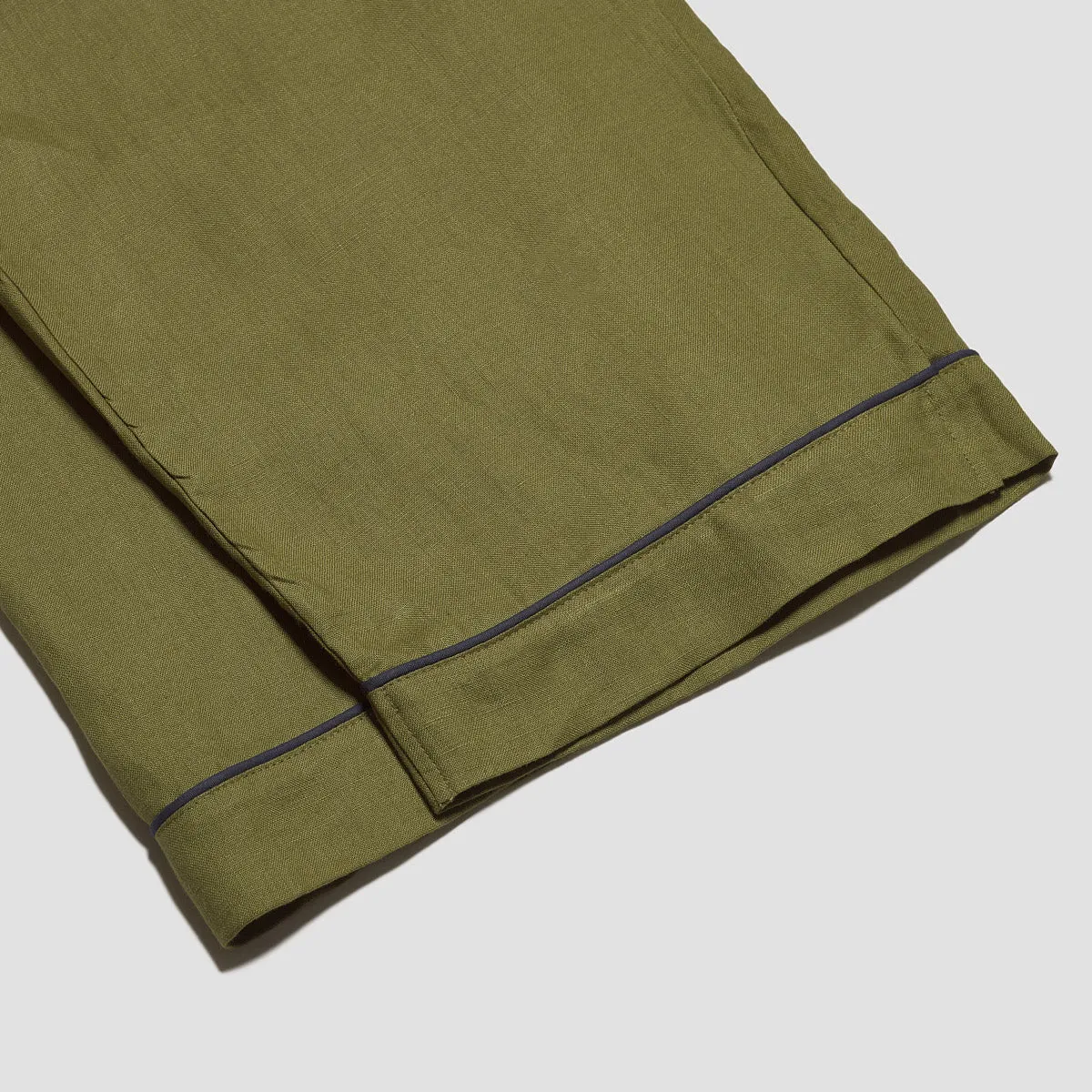 Men's Moss Linen Pajama Set