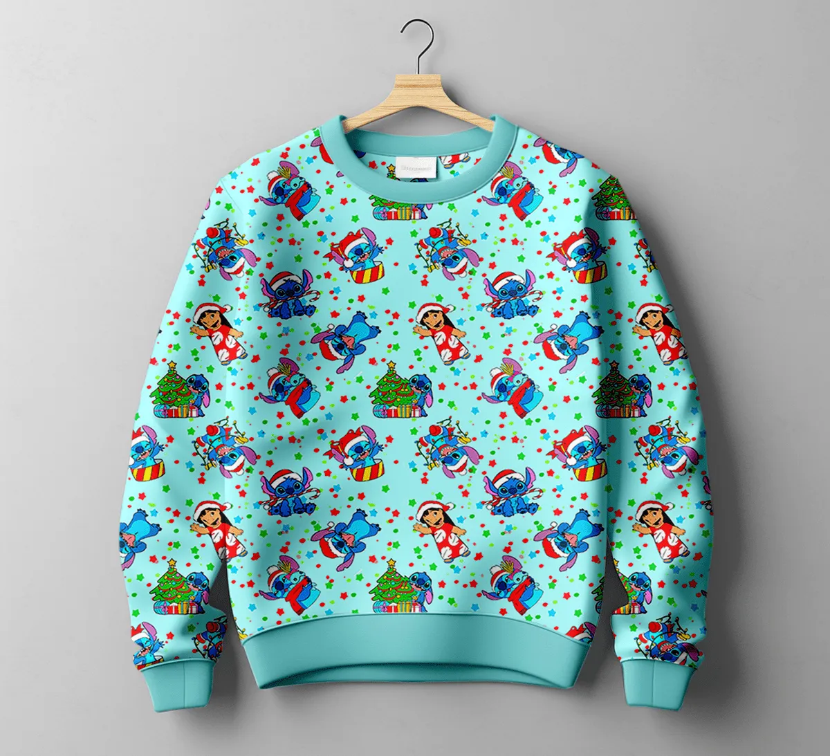 Merry & Bright Santa Stitch - Kids Sweat Separates