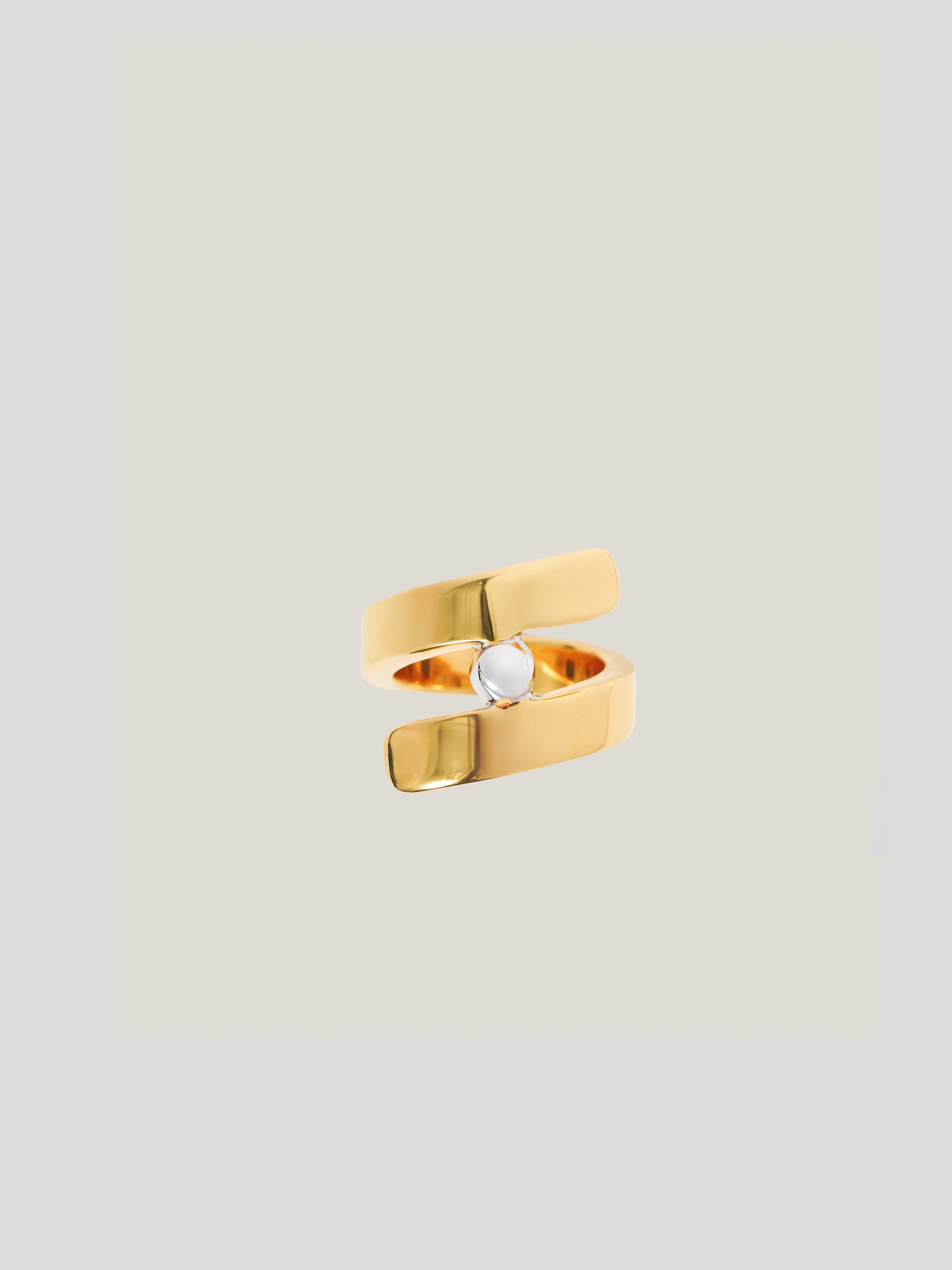 Mixed Metal Bead Ring | Multi