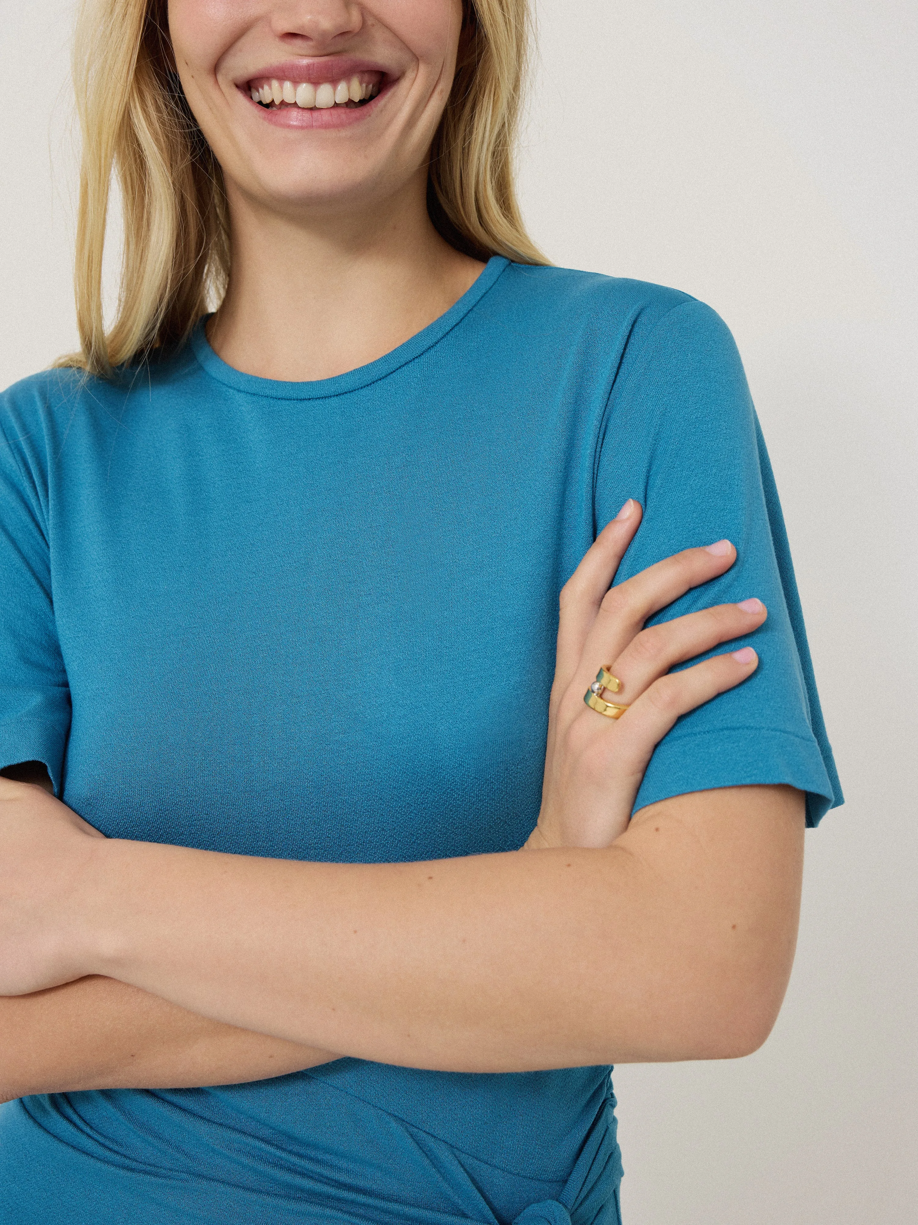 Mixed Metal Bead Ring | Multi