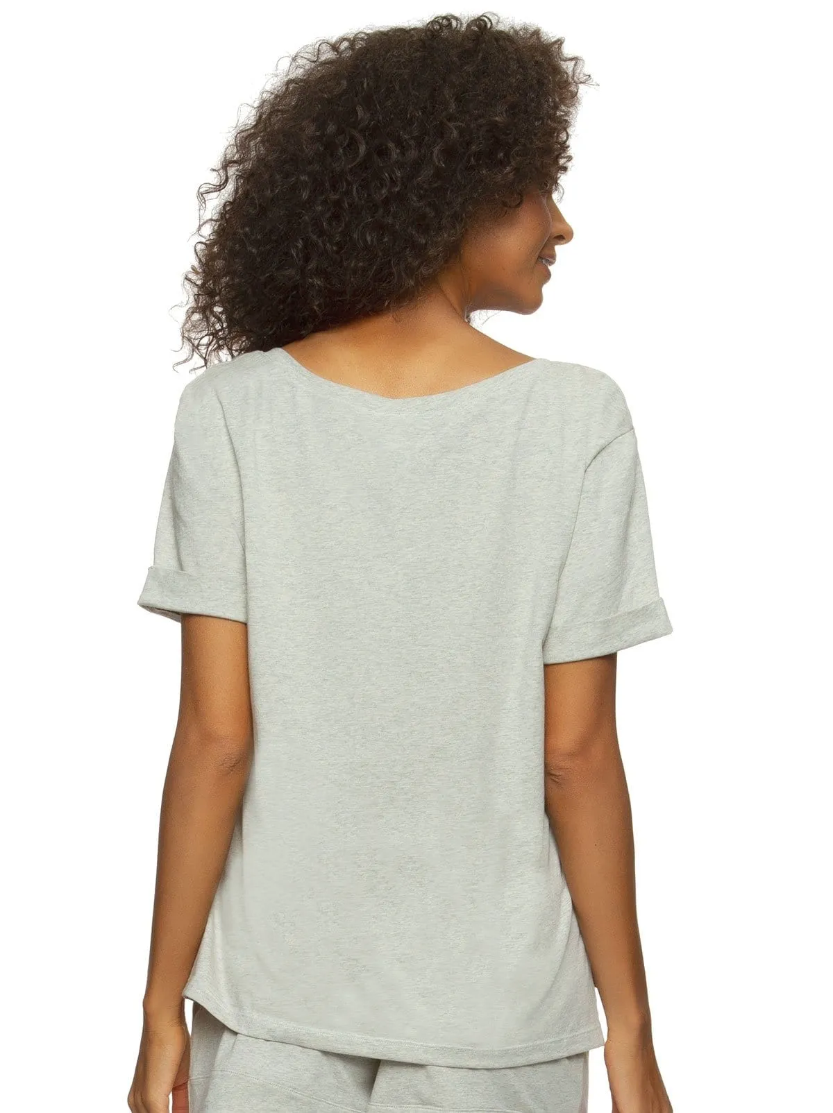 Organic Cotton Stretch Scoop-Neck Tee 2-Pack