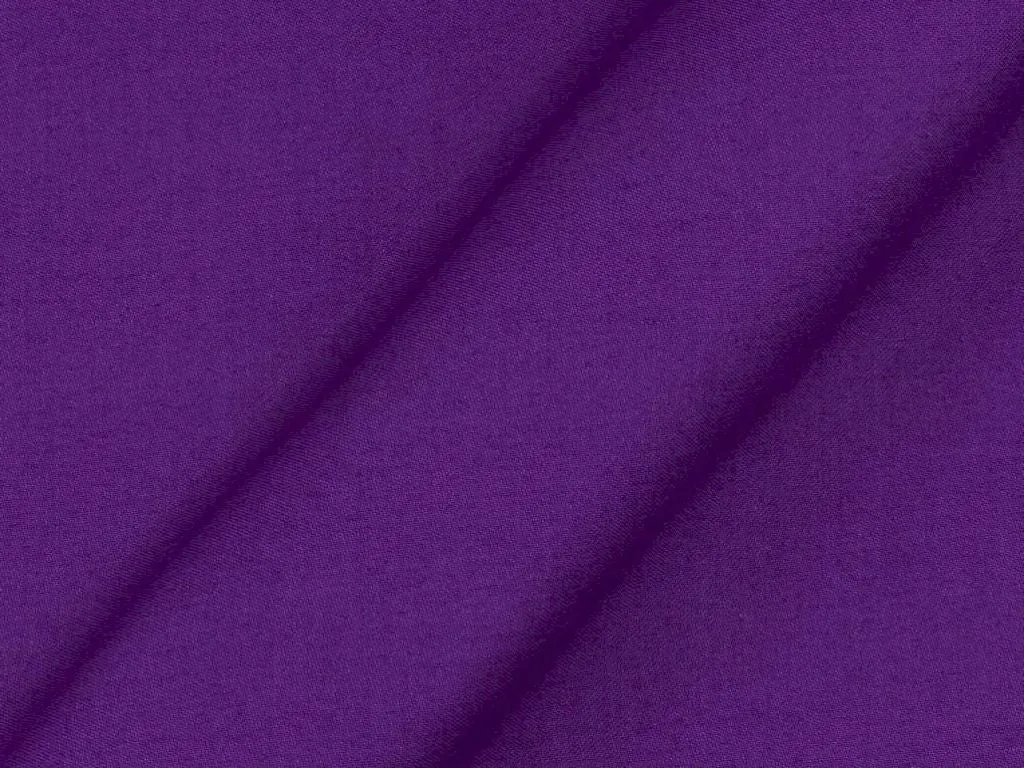 Purple Plain Dyed Cotton Satin Fabric (Wholesale)