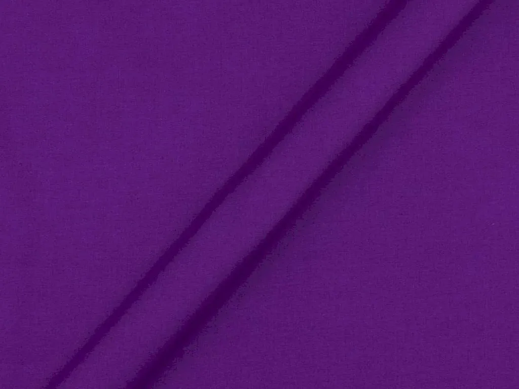 Purple Plain Dyed Cotton Satin Fabric (Wholesale)
