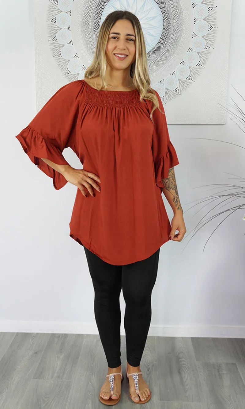 Rayon Top Noosa Plain, More Colours