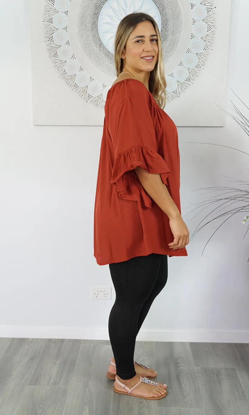 Rayon Top Noosa Plain, More Colours